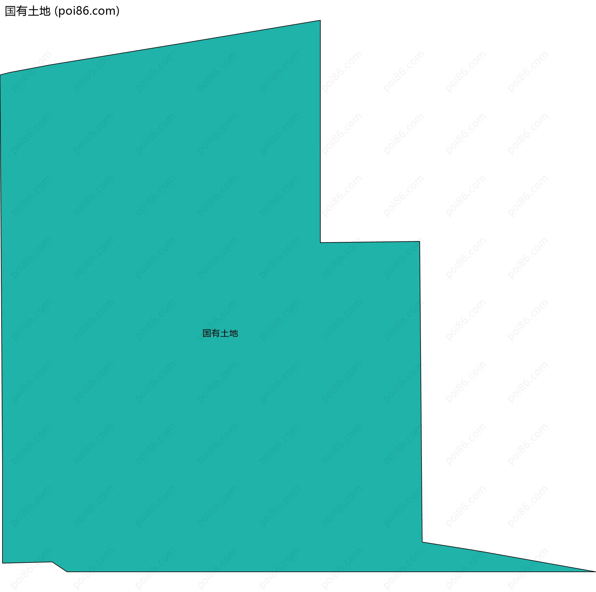 国有土地边界地图