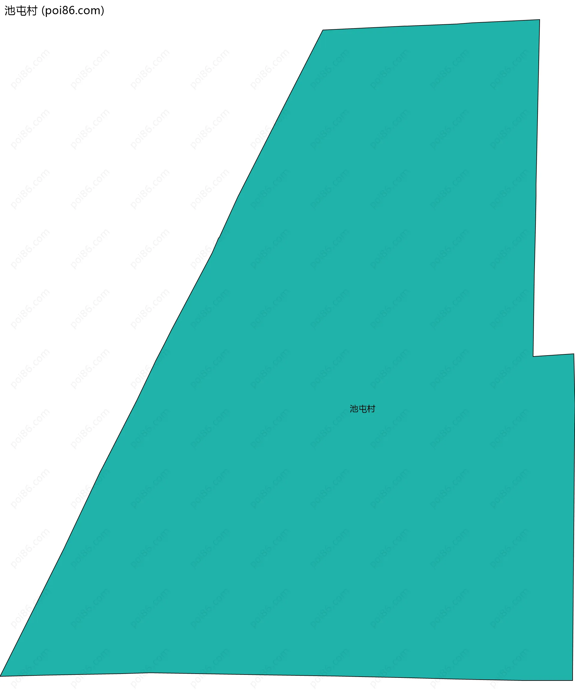 池屯村边界地图