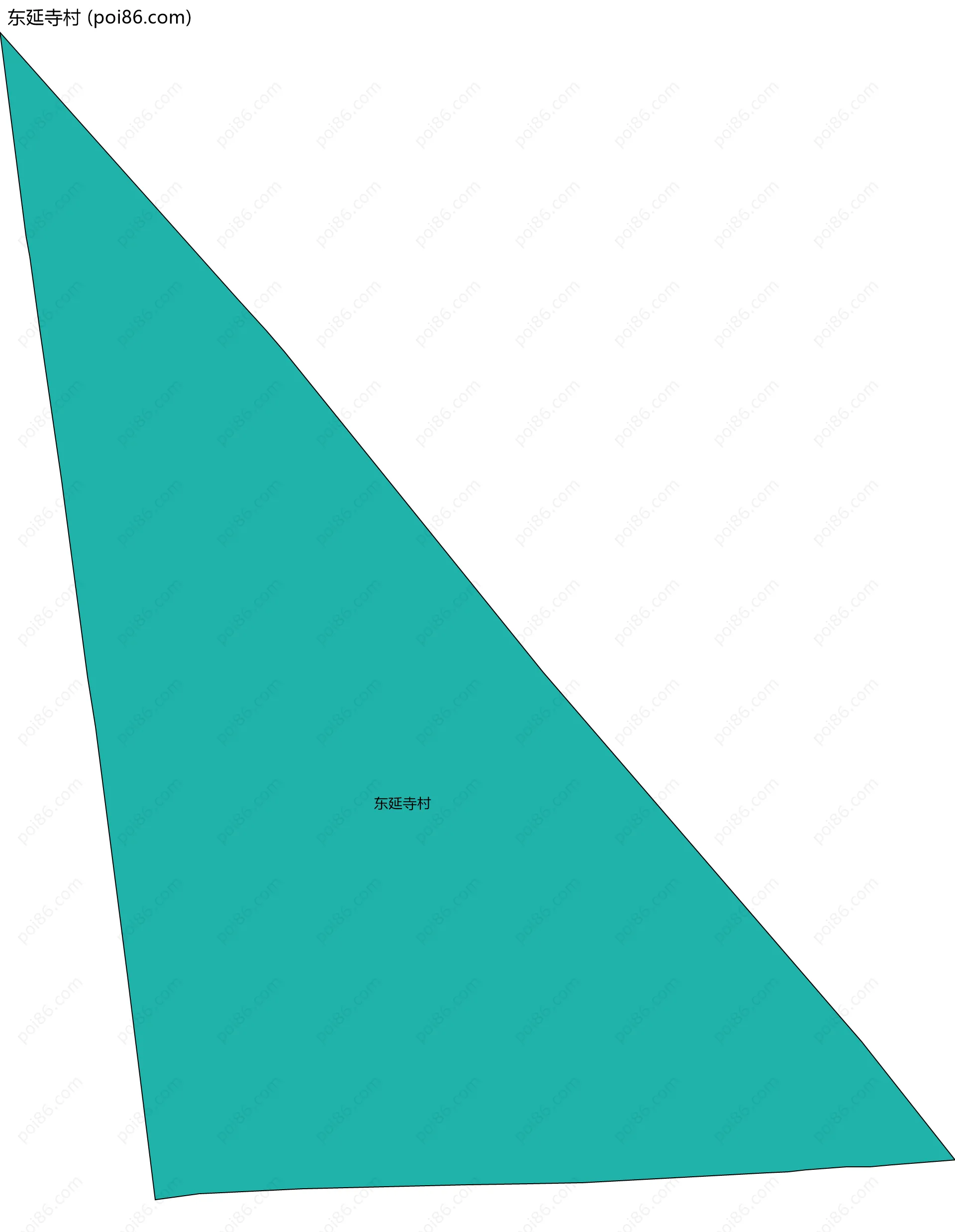 东延寺村边界地图