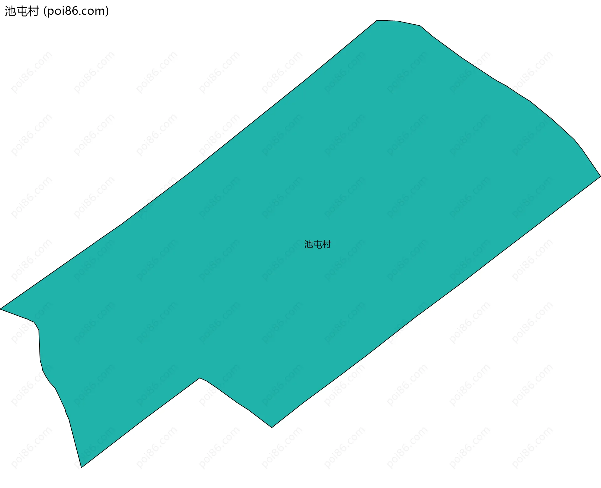池屯村边界地图