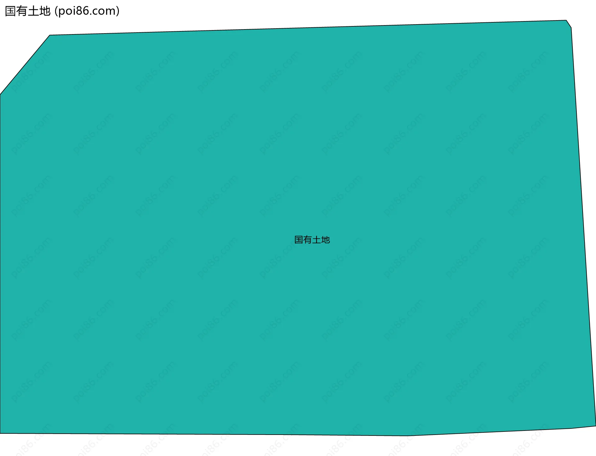 国有土地边界地图