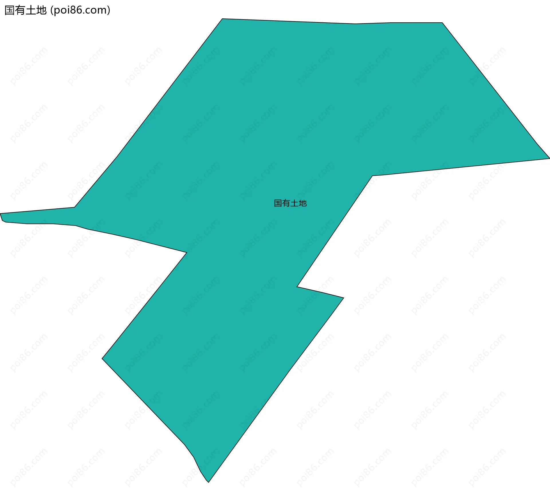 国有土地边界地图