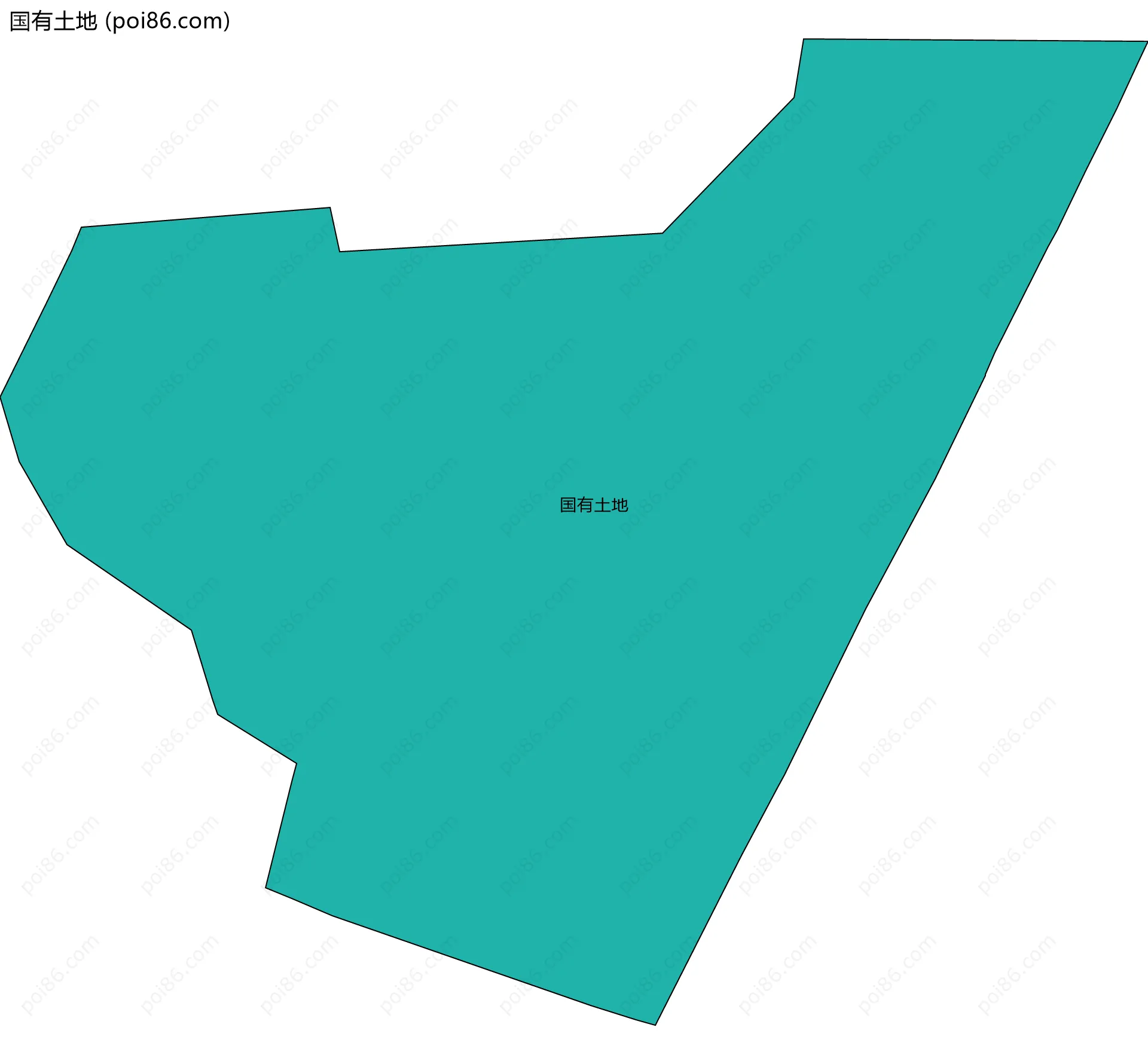 国有土地边界地图