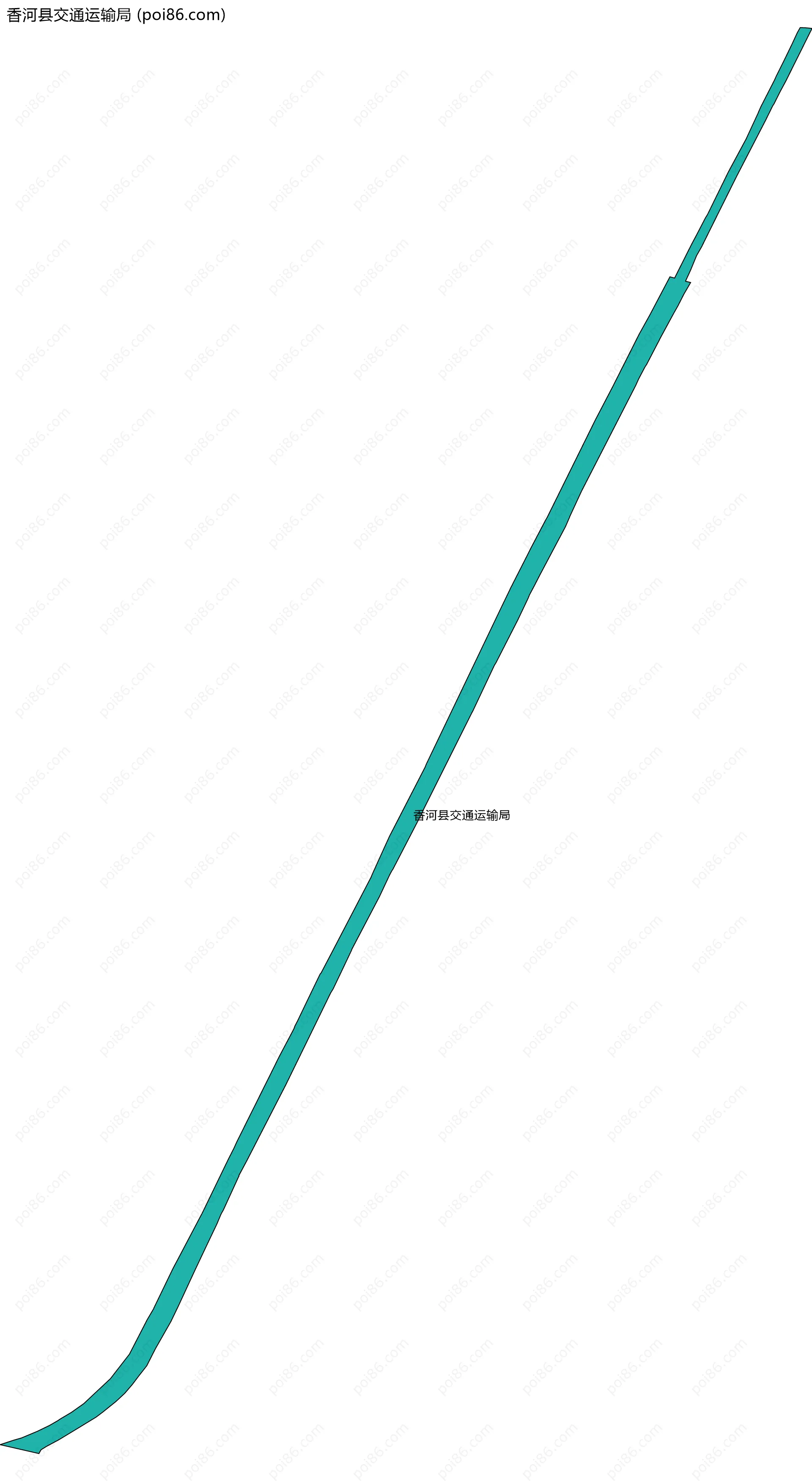 香河县交通运输局边界地图