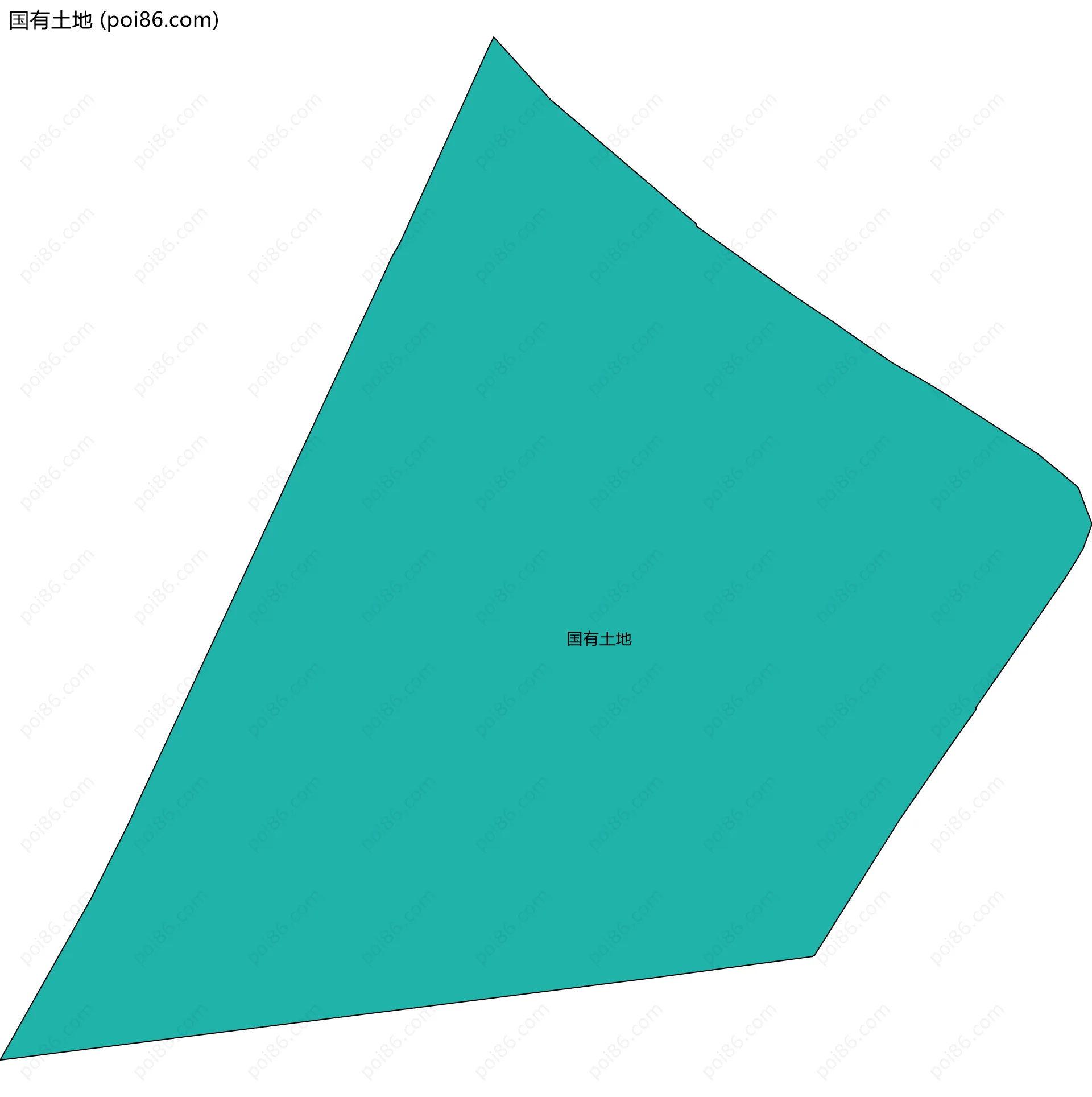 国有土地边界地图