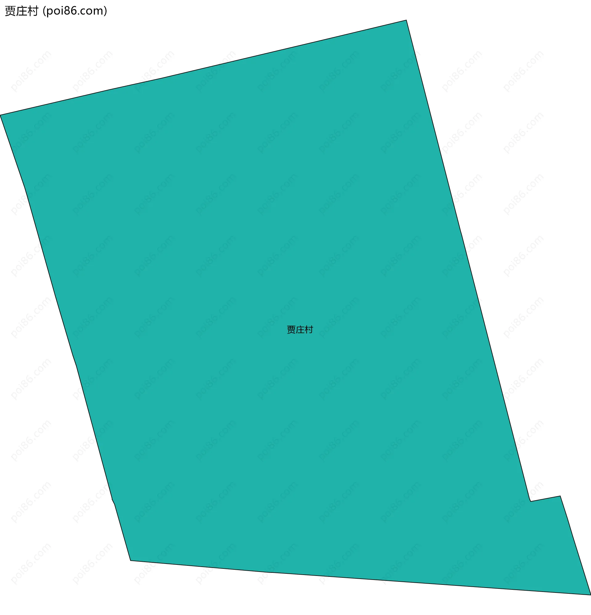 贾庄村边界地图