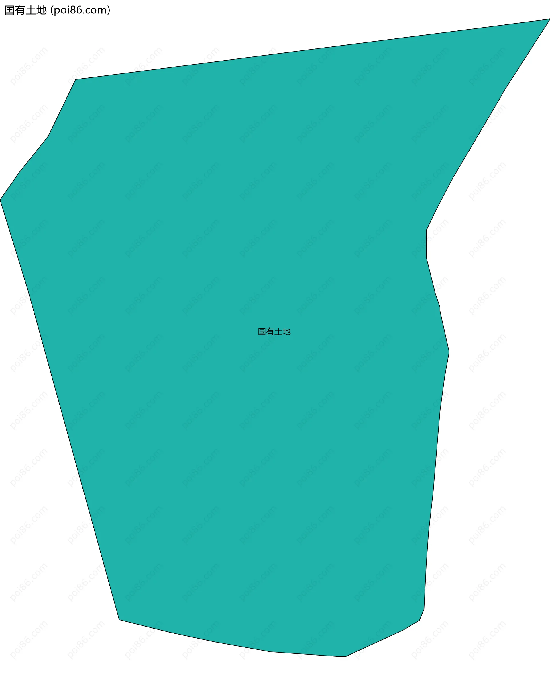 国有土地边界地图