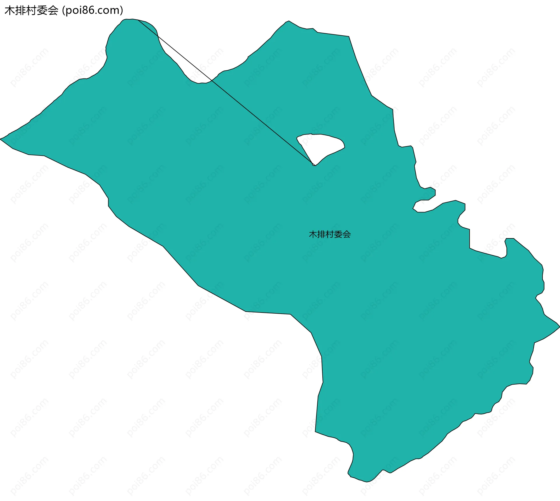 木排村委会边界地图