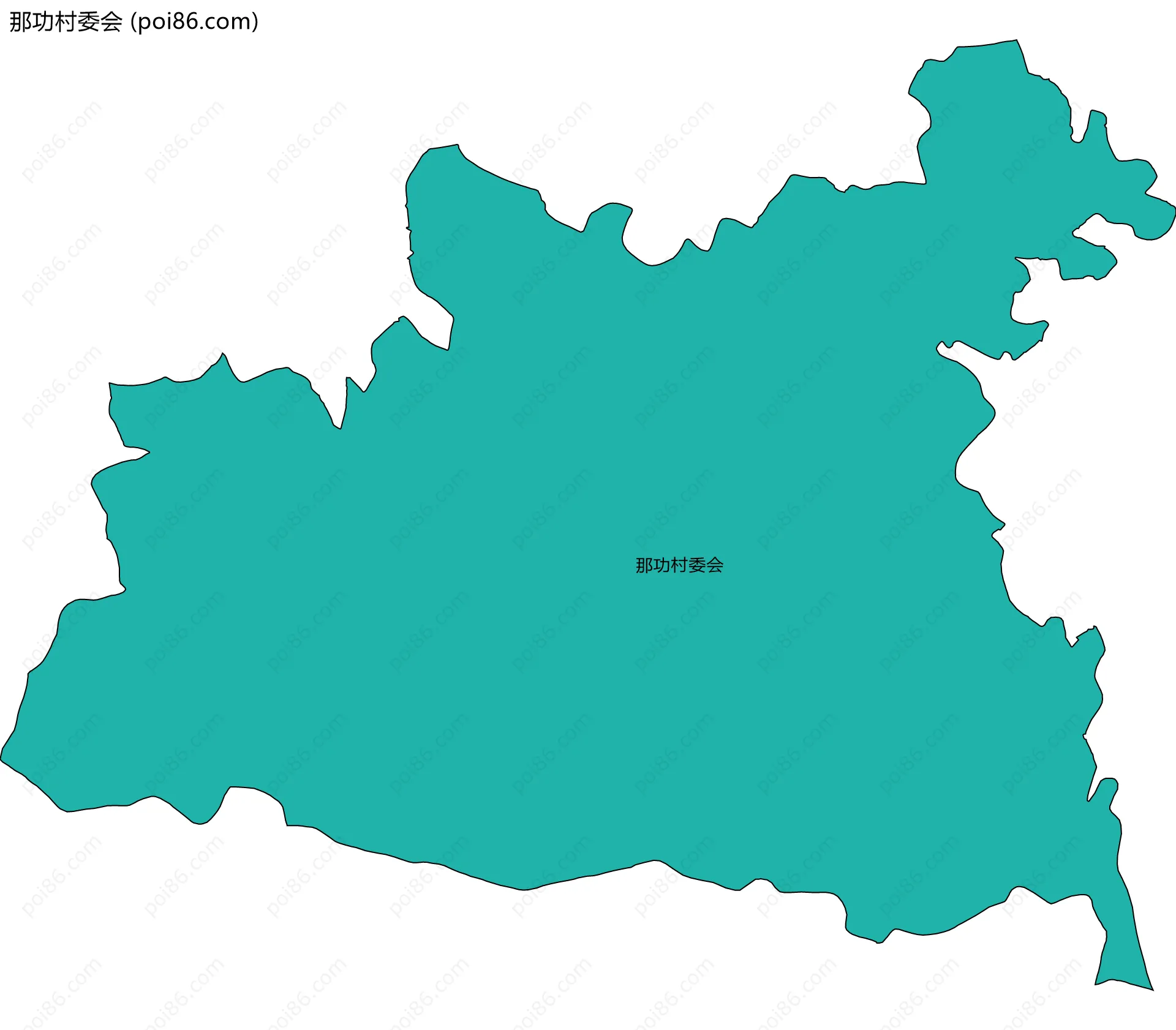 那功村委会边界地图