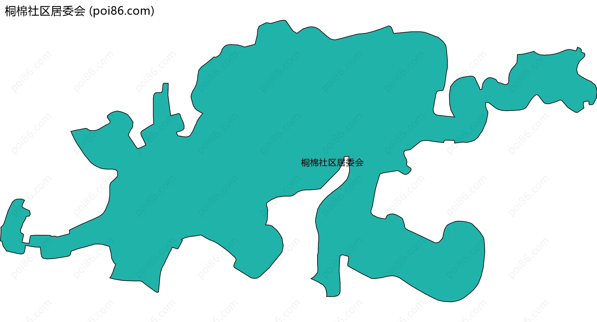 桐棉社区居委会边界地图