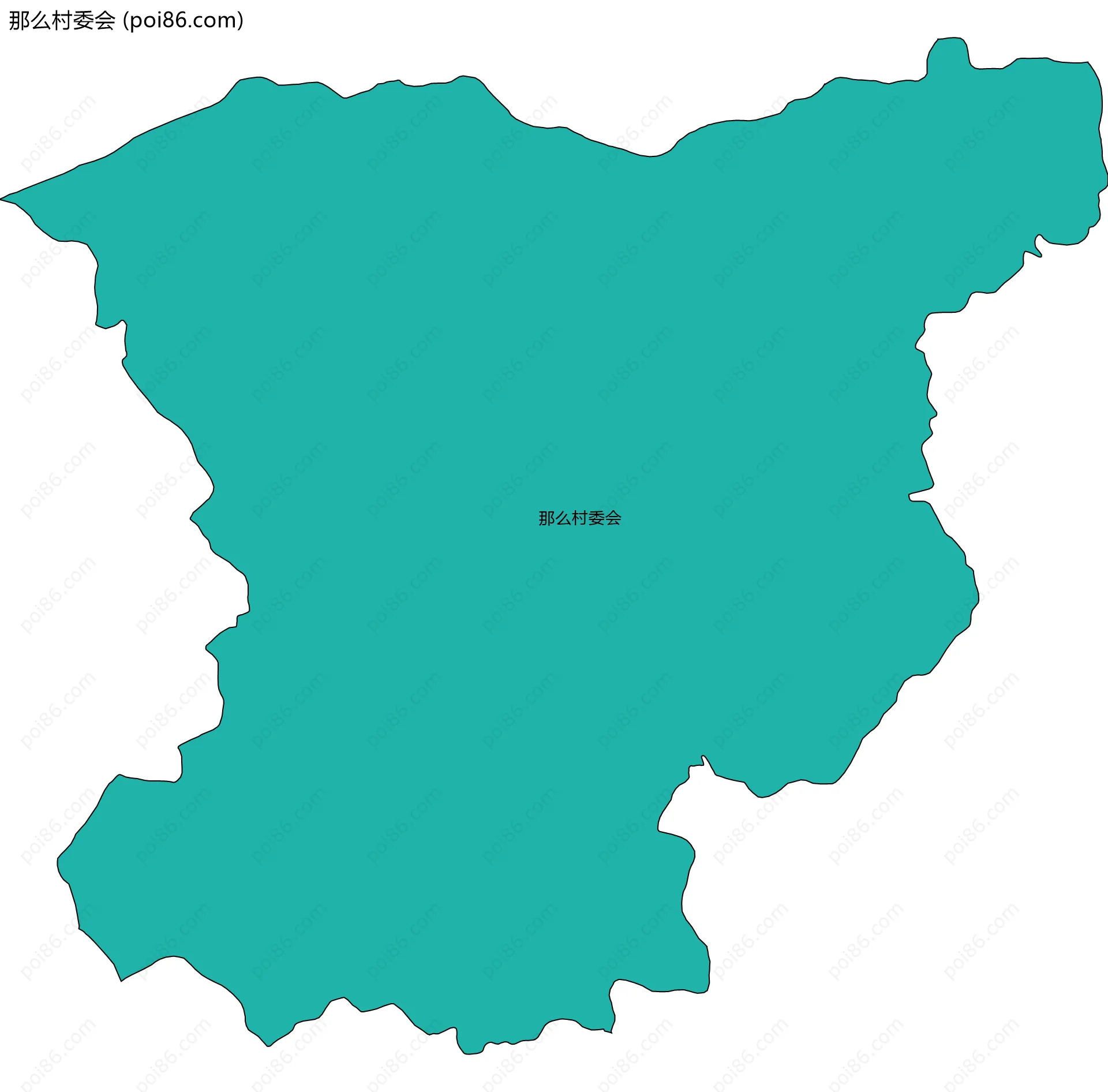 那么村委会边界地图