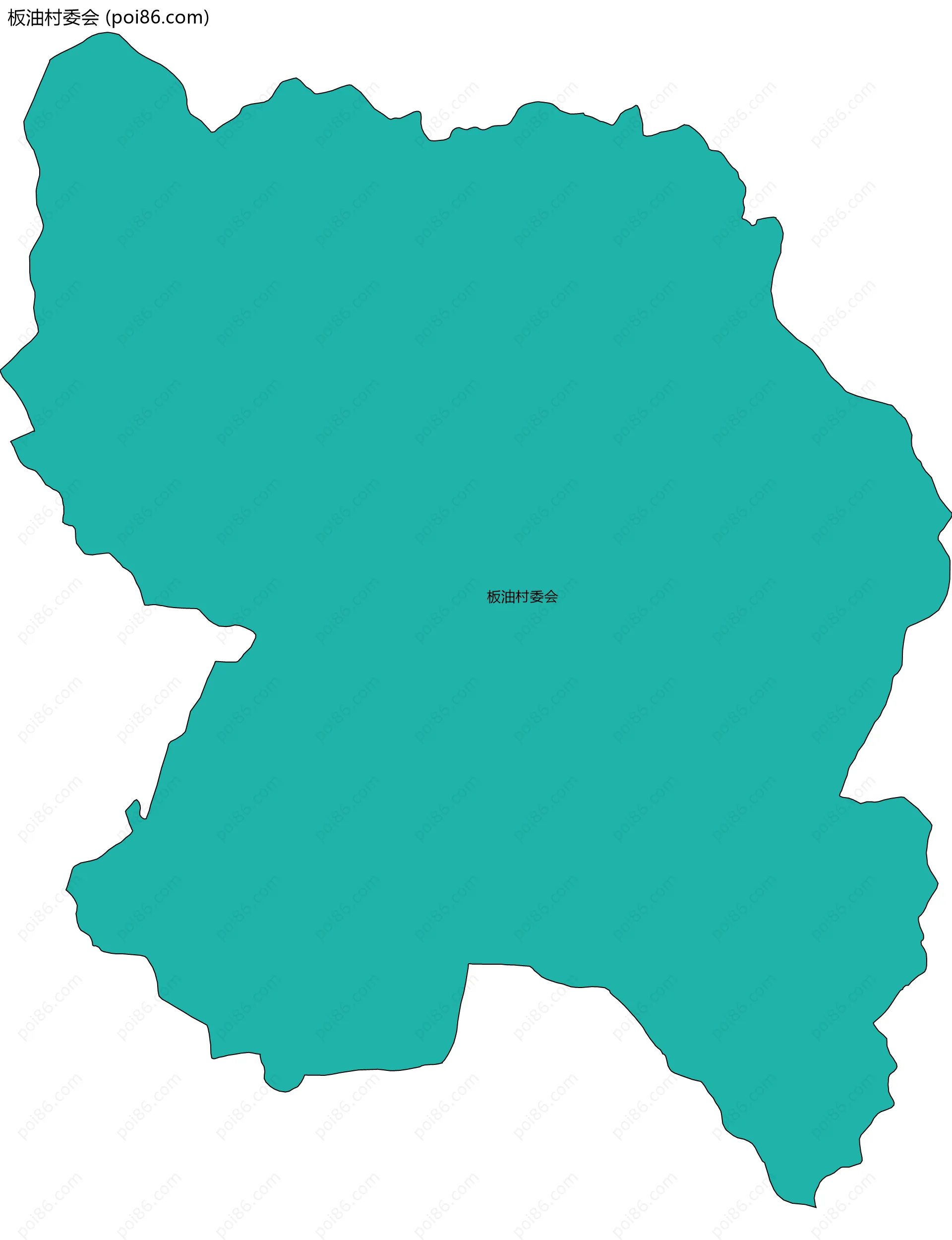 板油村委会边界地图