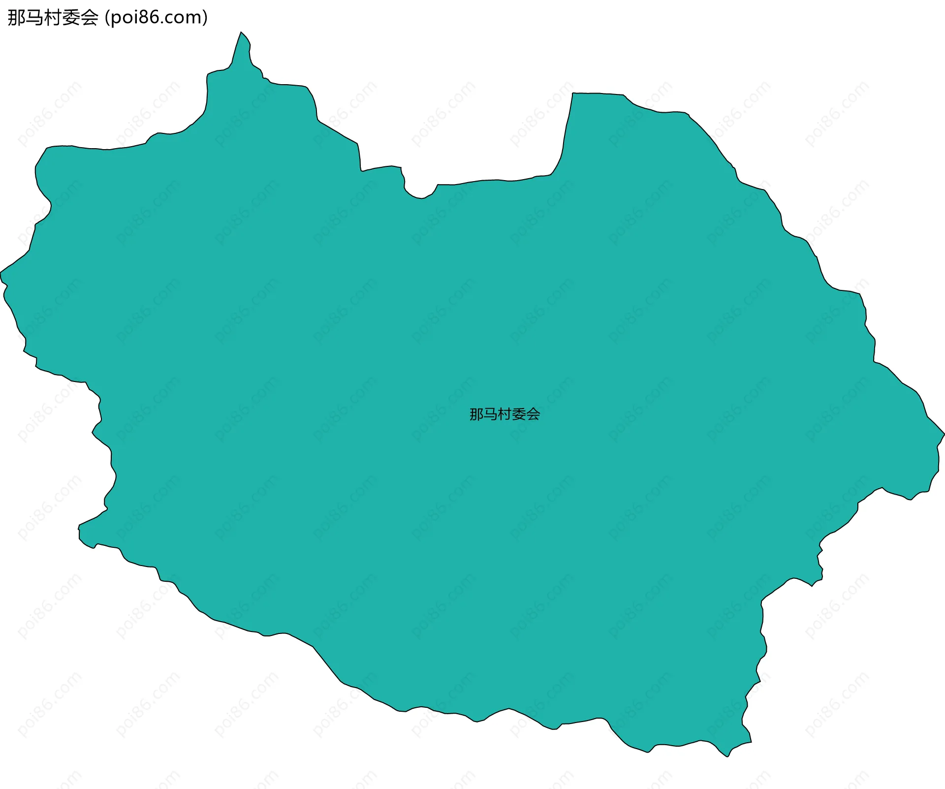 那马村委会边界地图