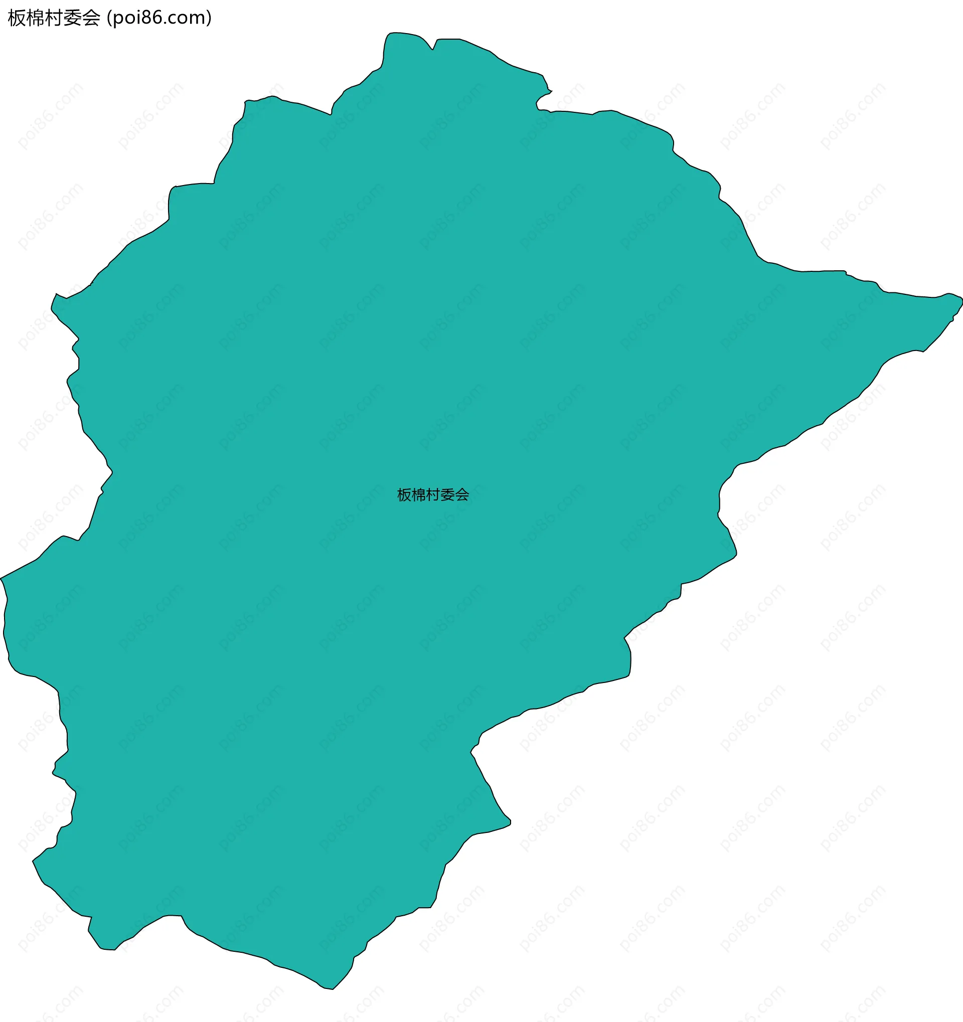 板棉村委会边界地图