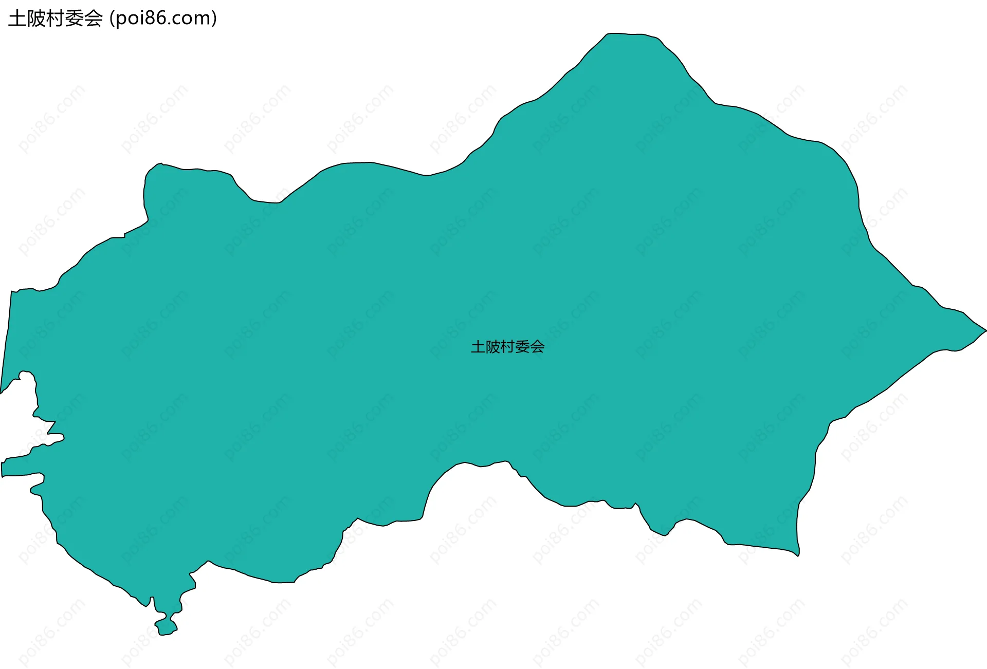 土陂村委会边界地图