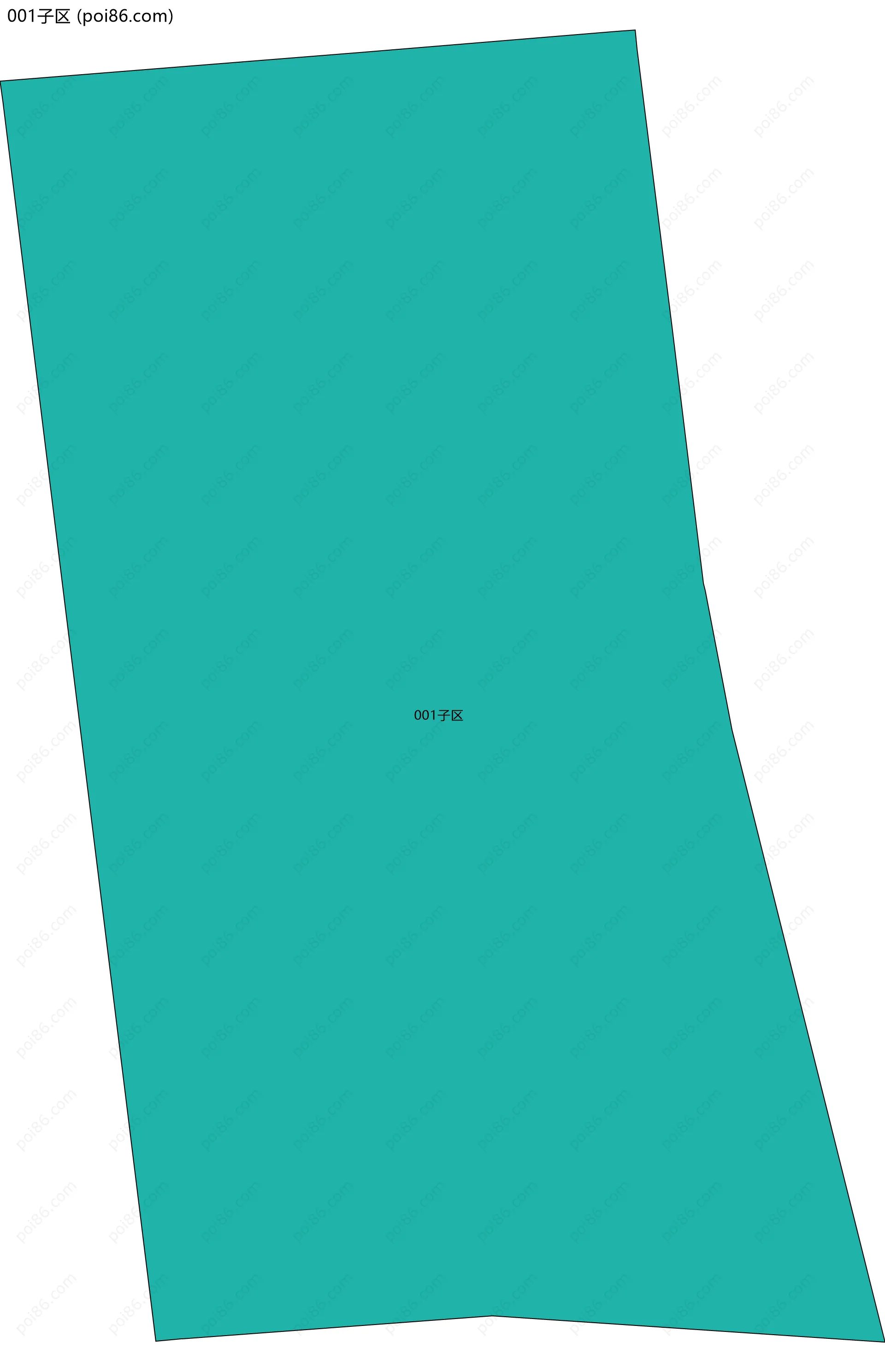 001子区边界地图