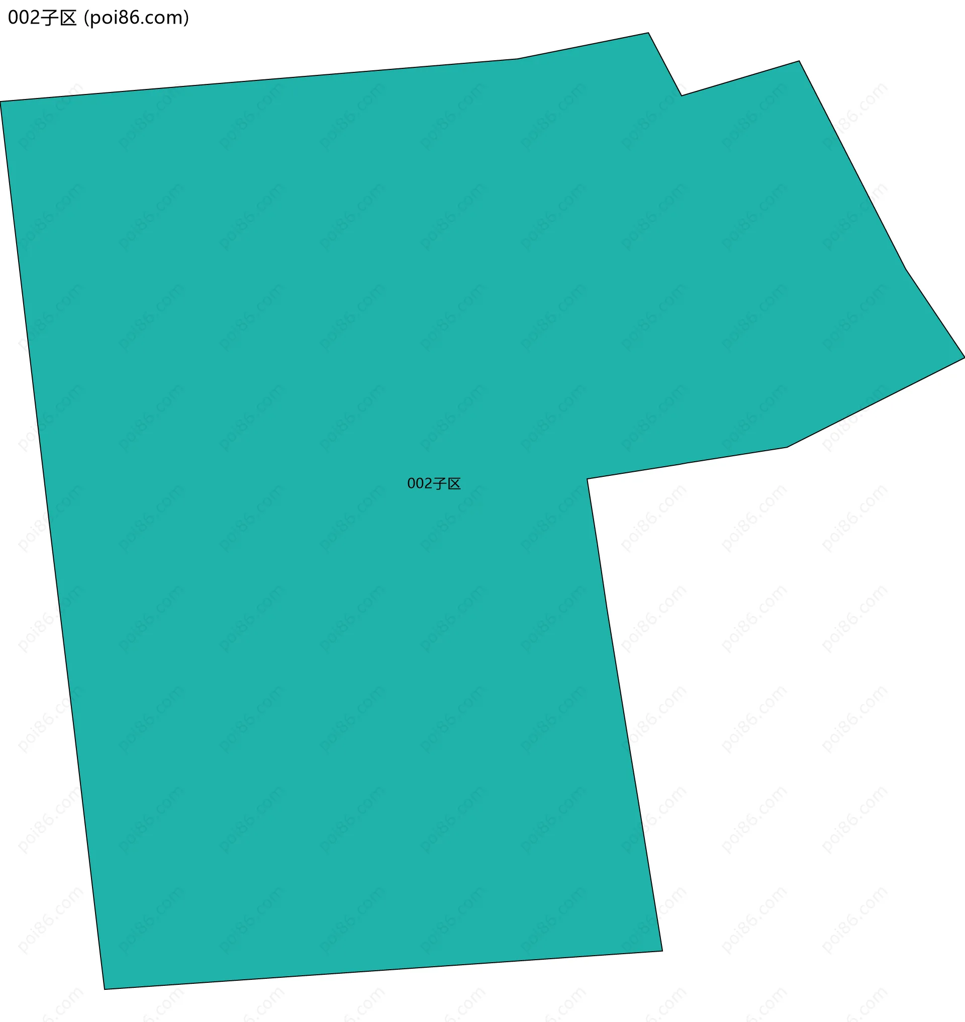 002子区边界地图