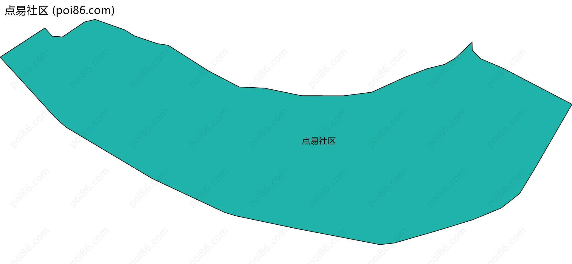 点易社区边界地图