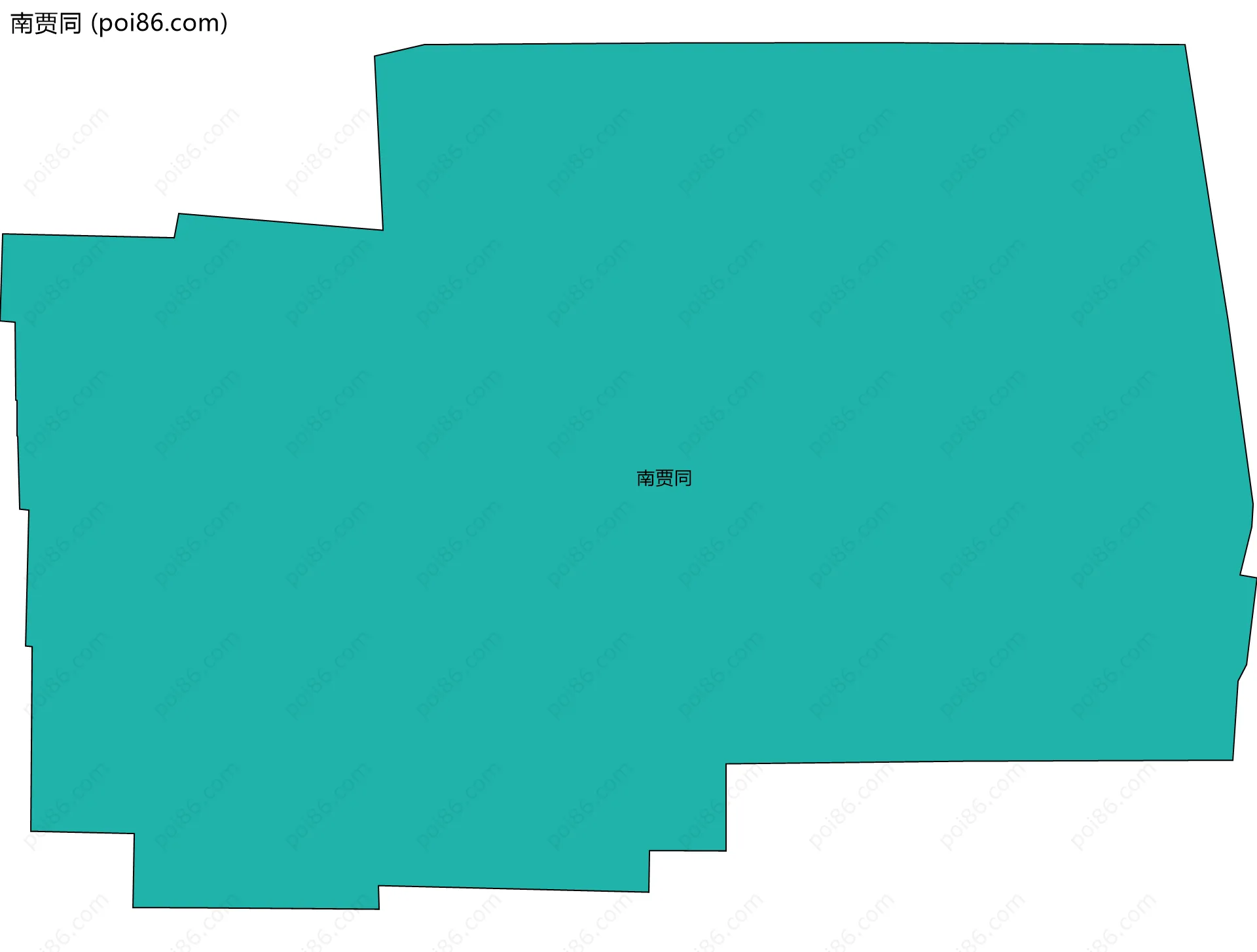 南贾同边界地图