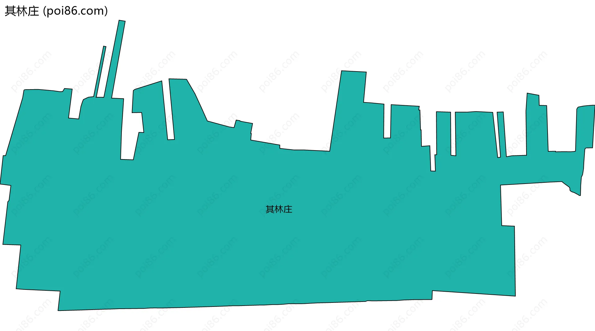 其林庄边界地图