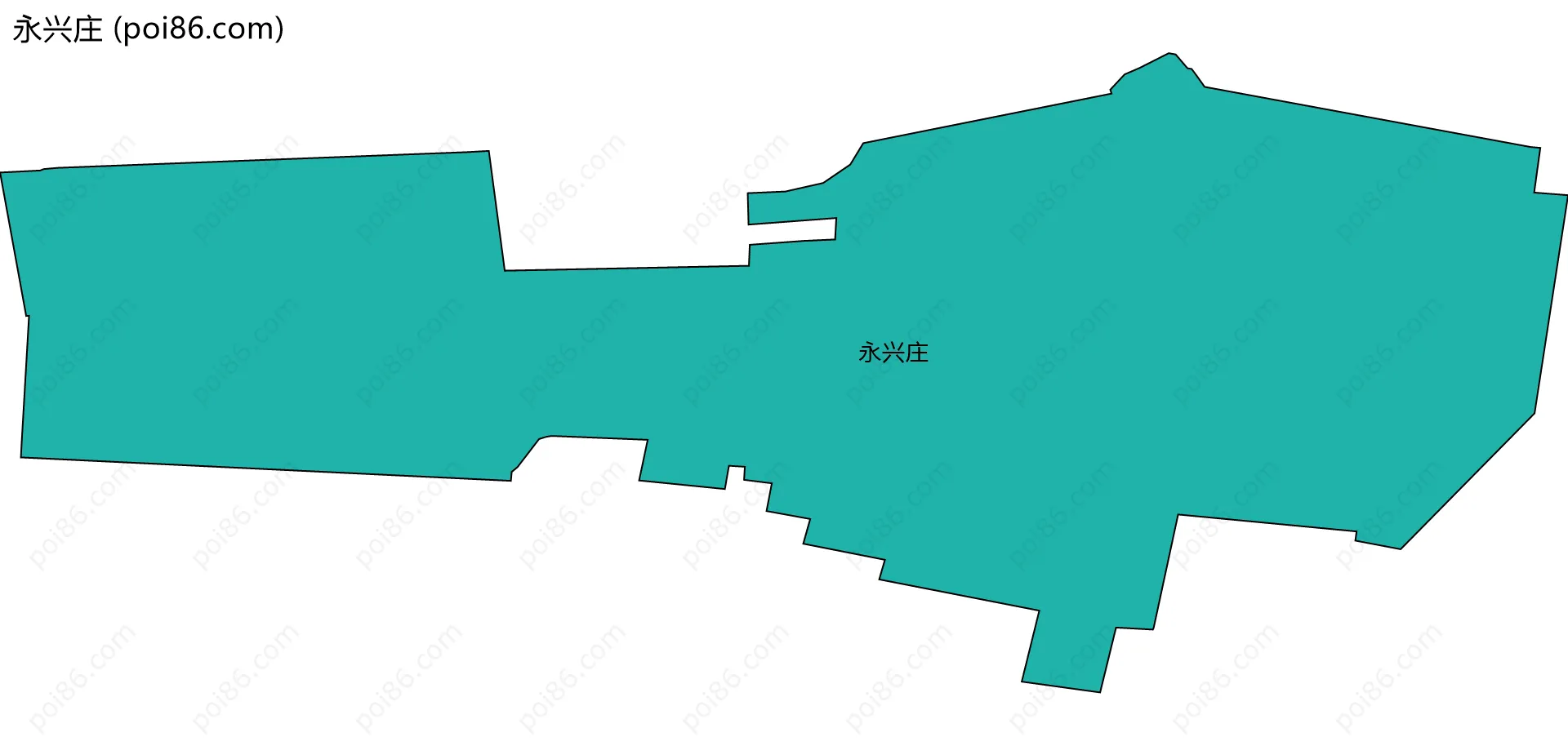 永兴庄边界地图