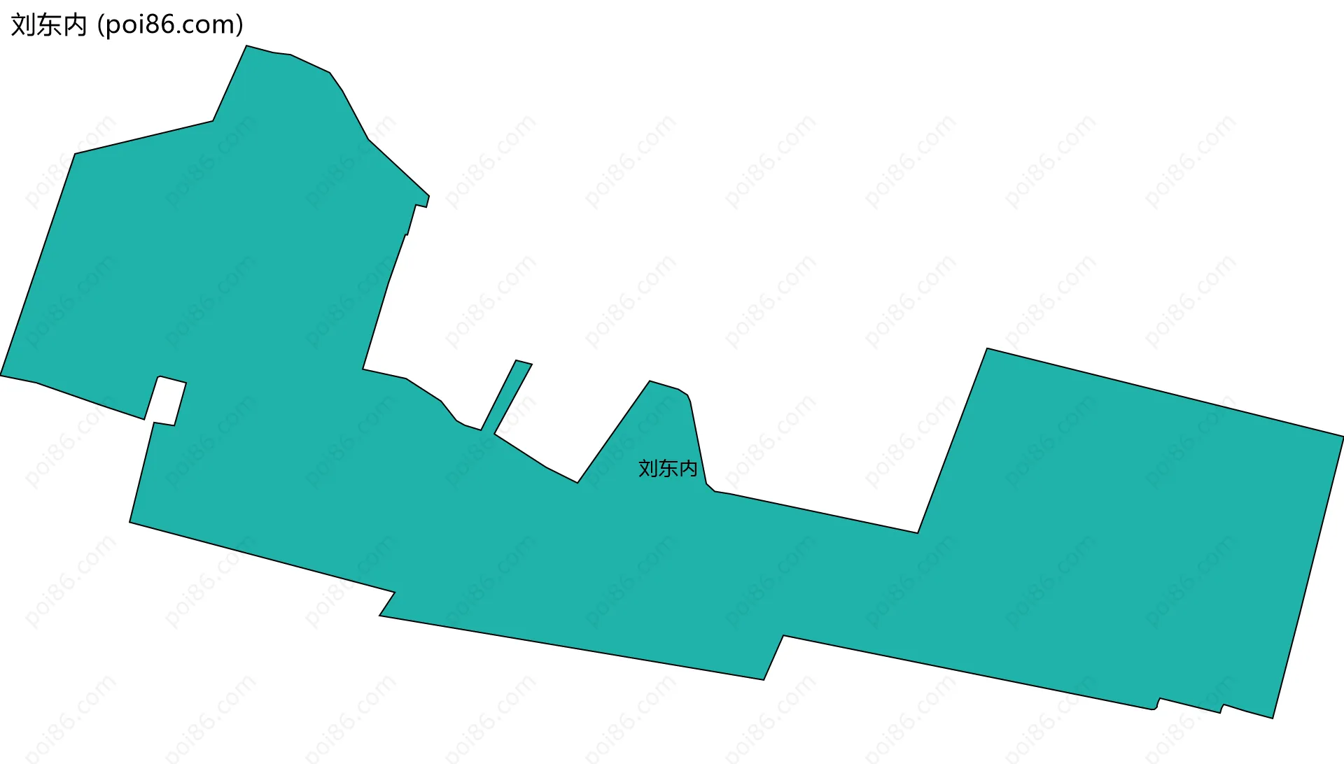 刘东内边界地图