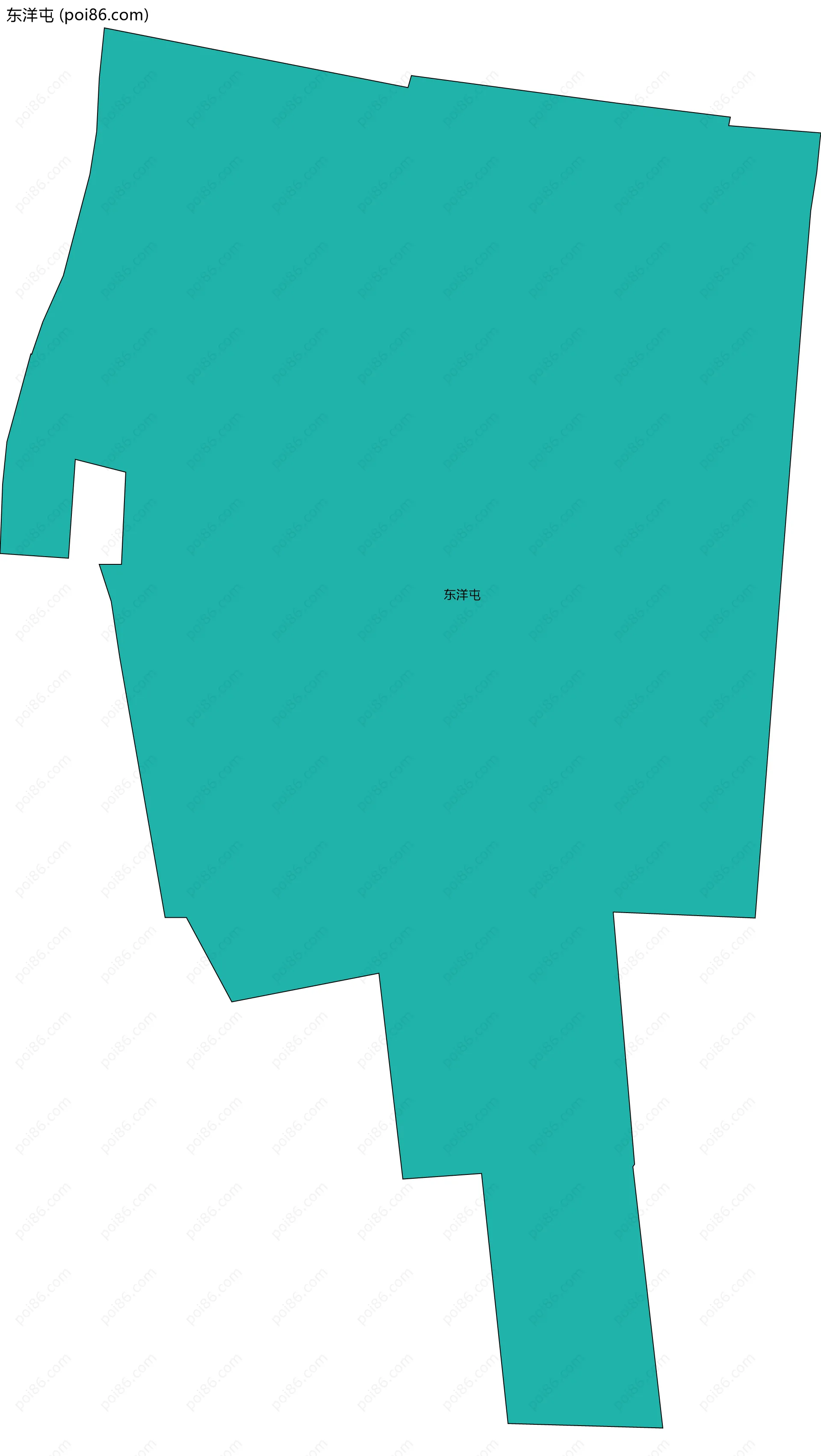 东洋屯边界地图