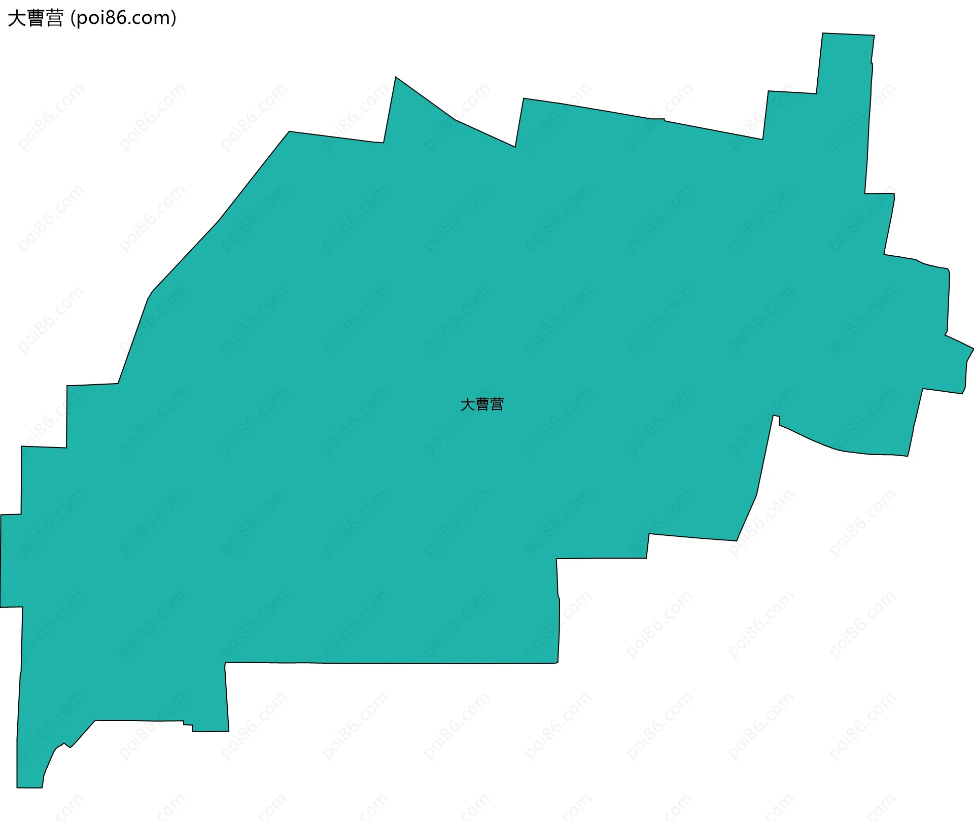 大曹营边界地图