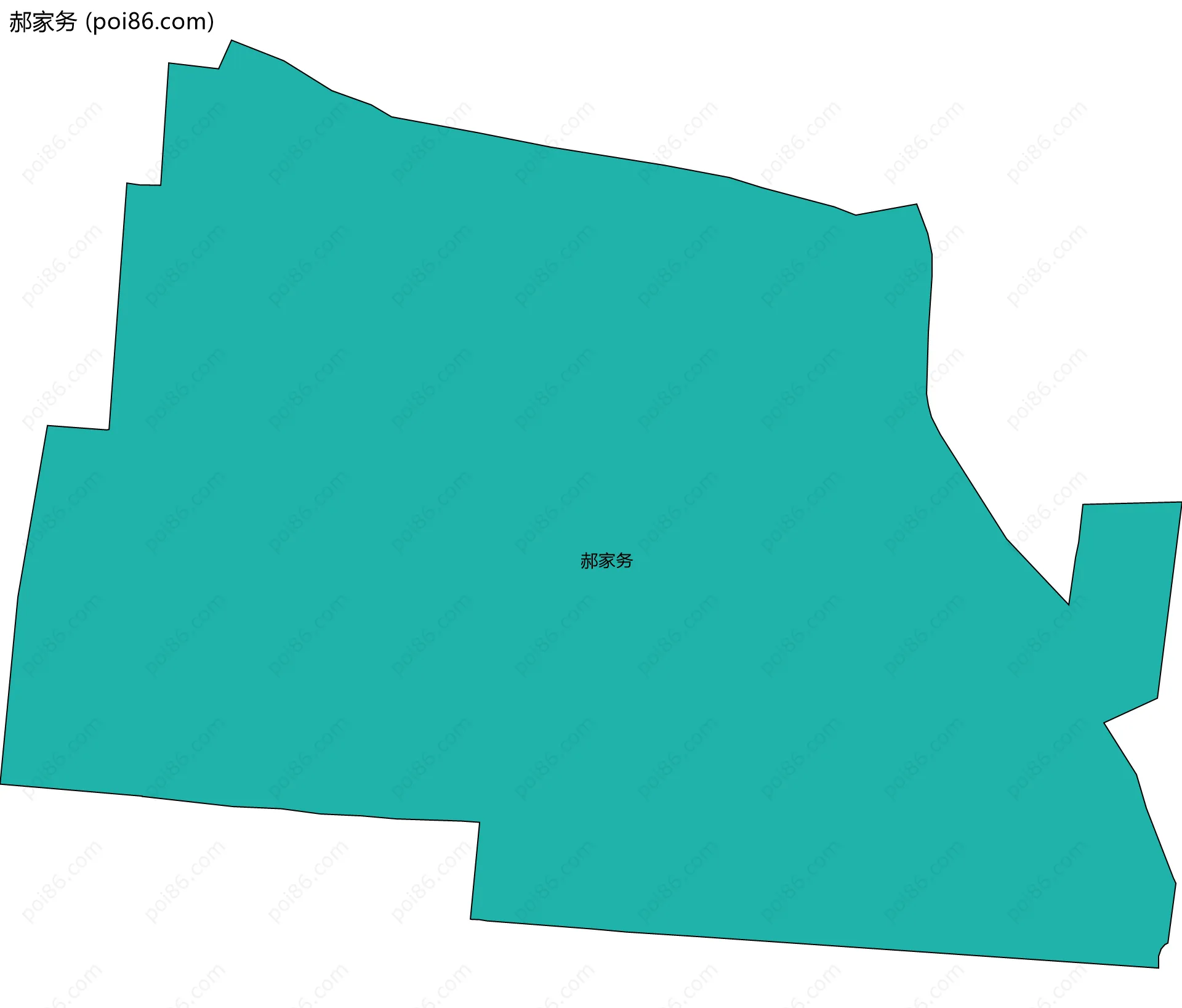郝家务边界地图