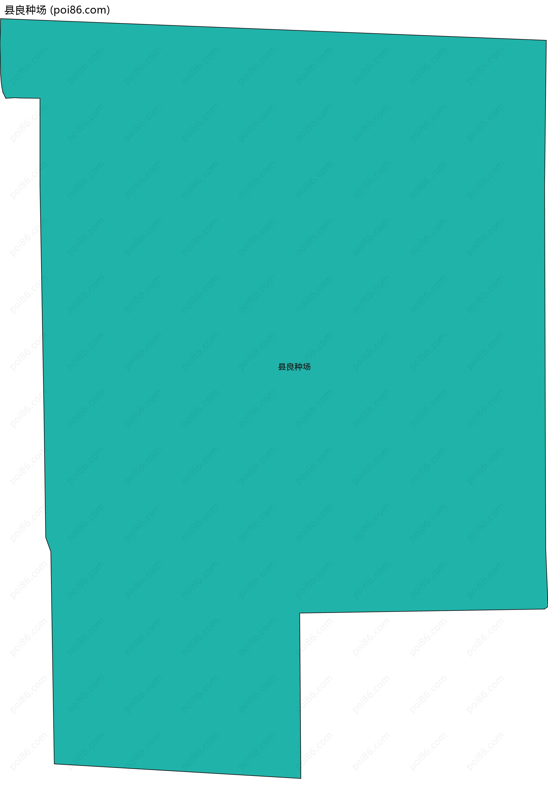 县良种场边界地图