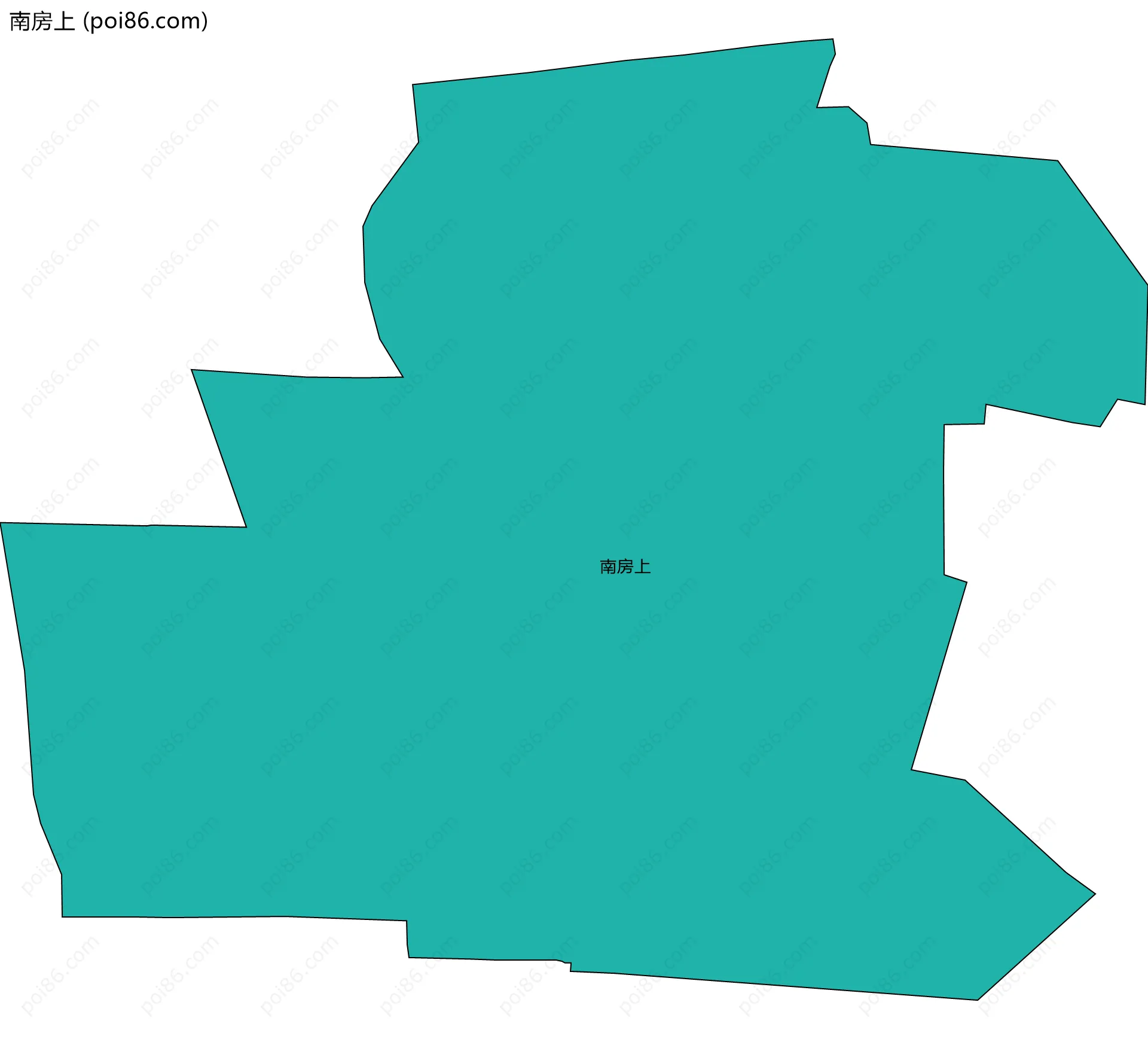 南房上边界地图