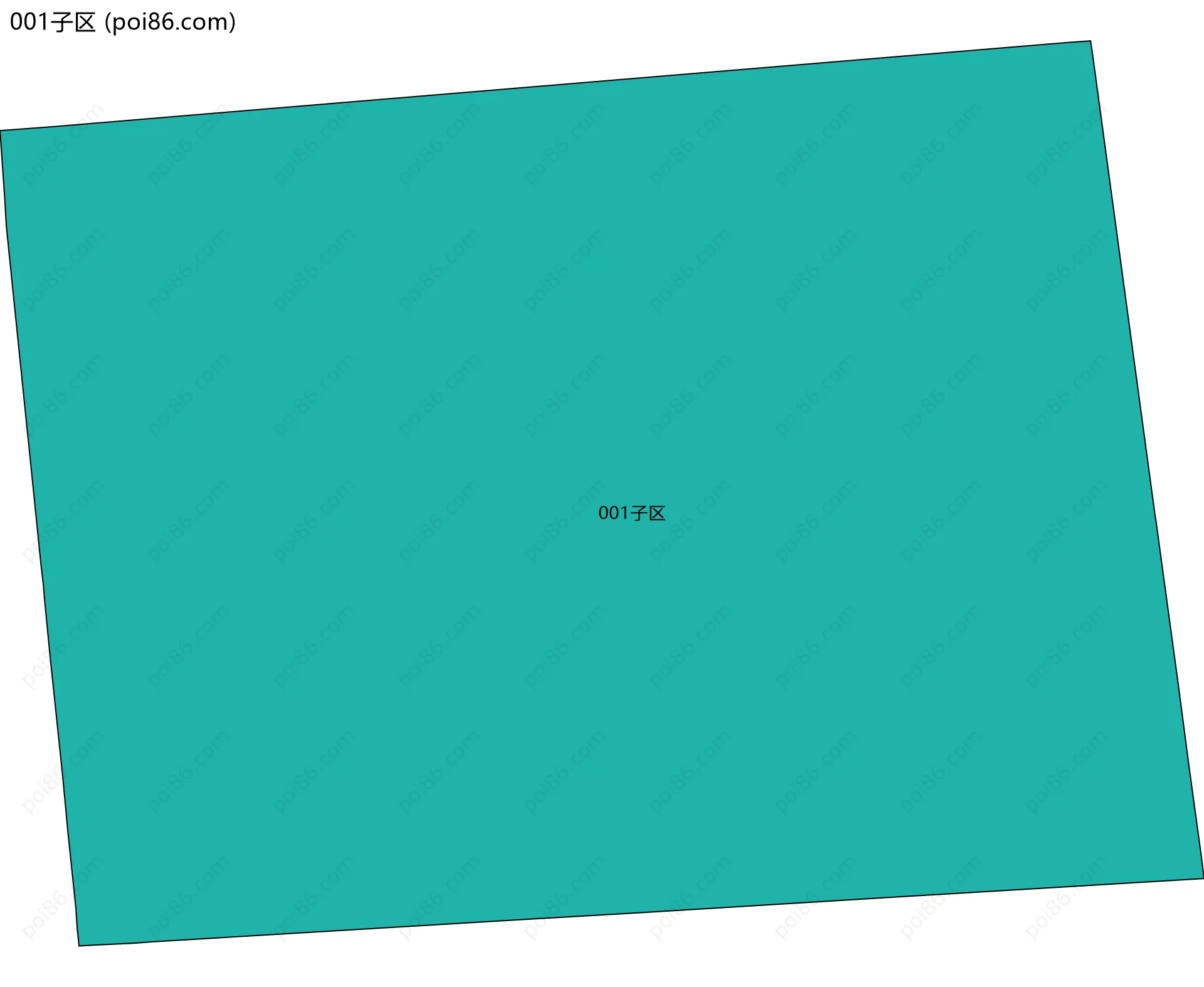 001子区边界地图