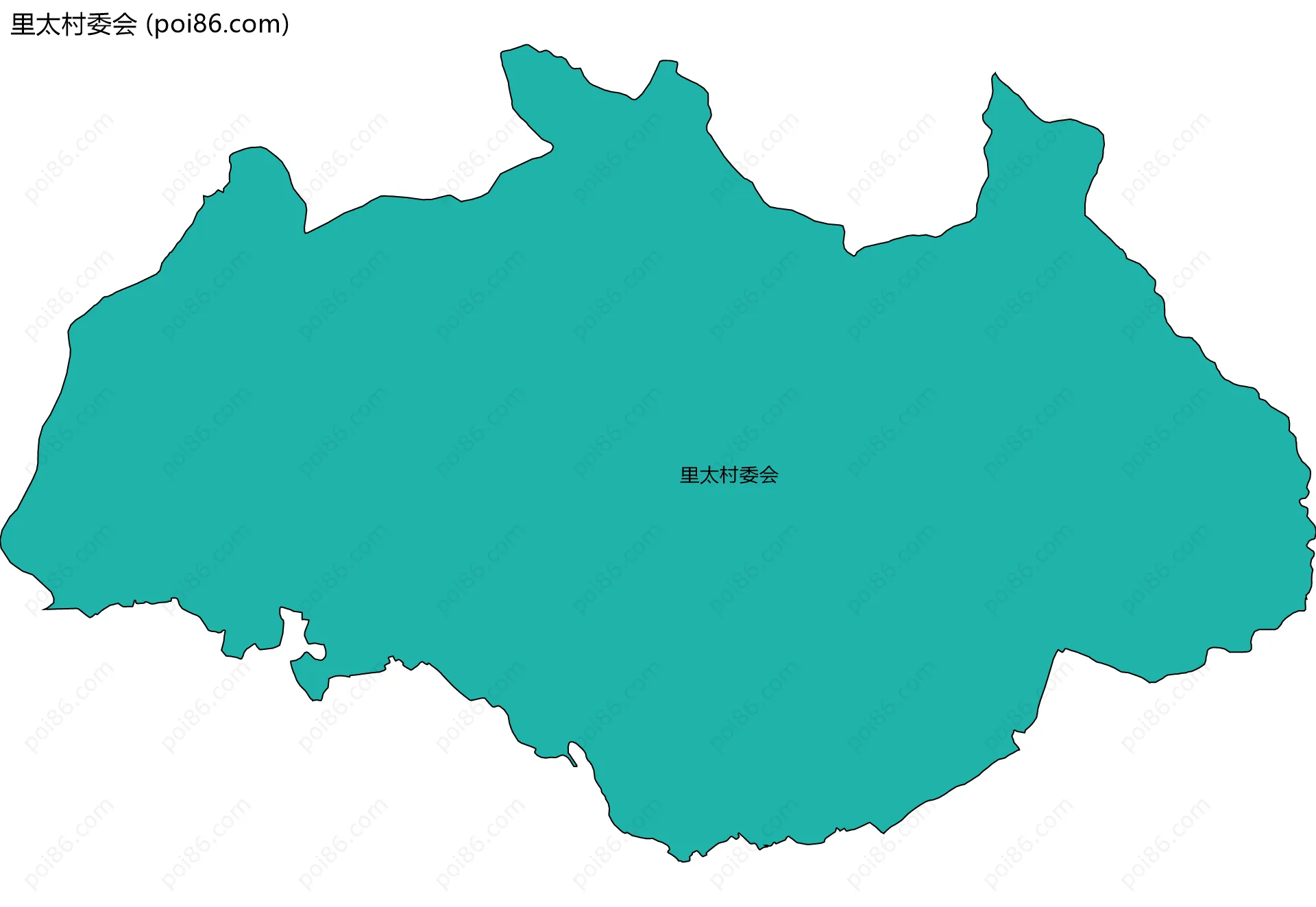 里太村委会边界地图