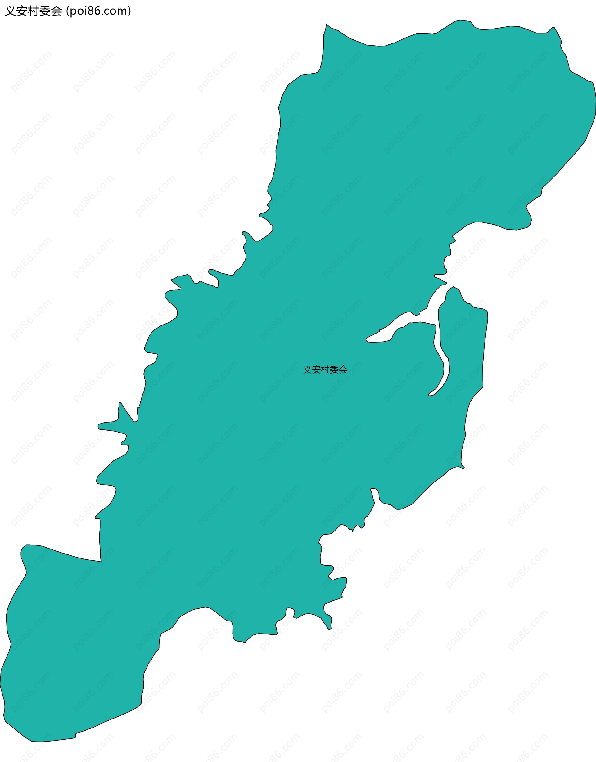 义安村委会边界地图