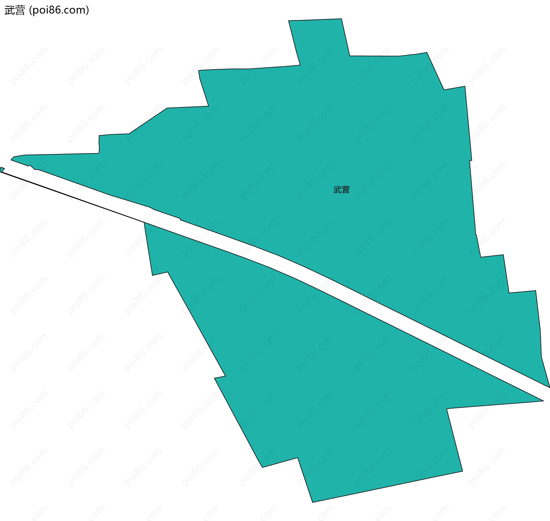武营边界地图