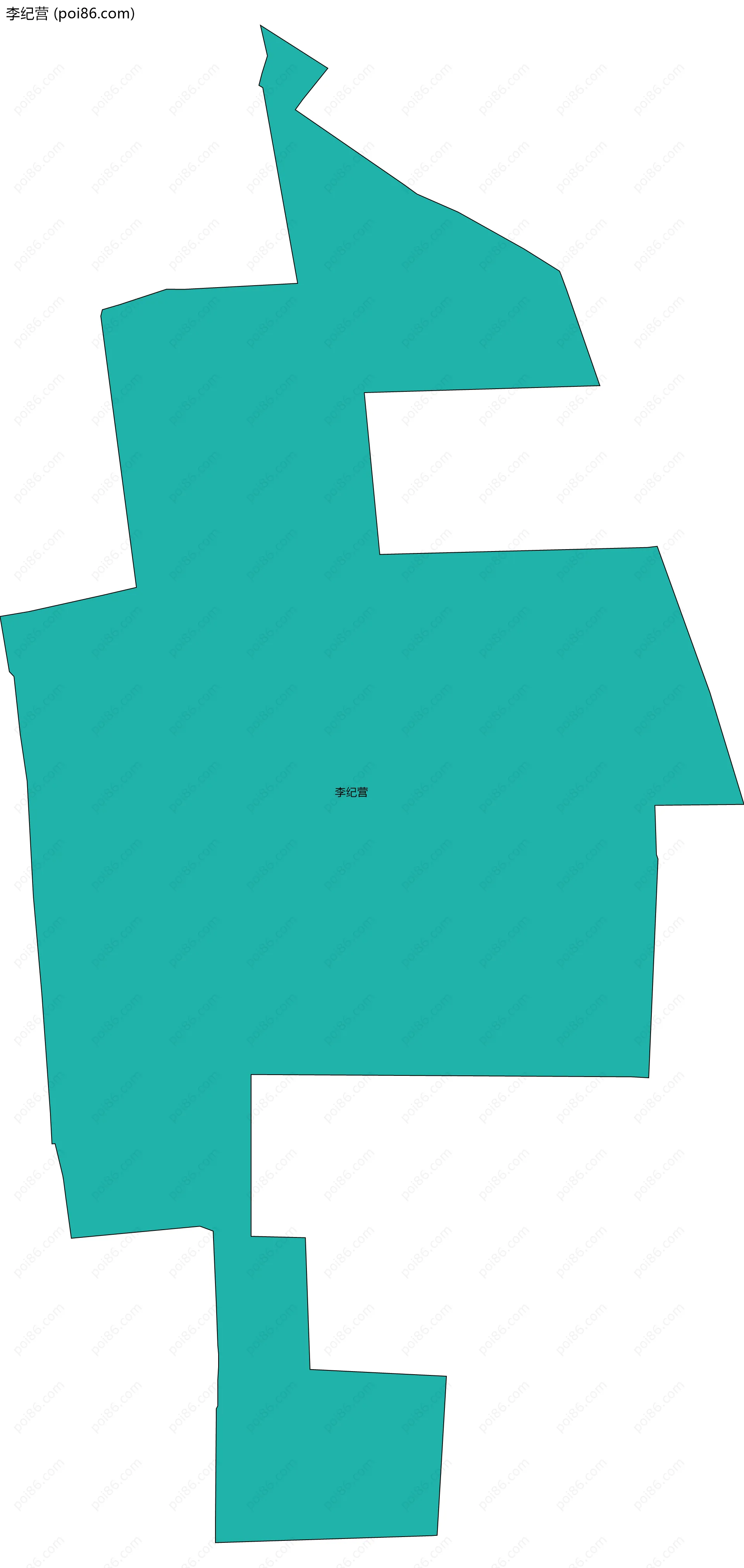 李纪营边界地图