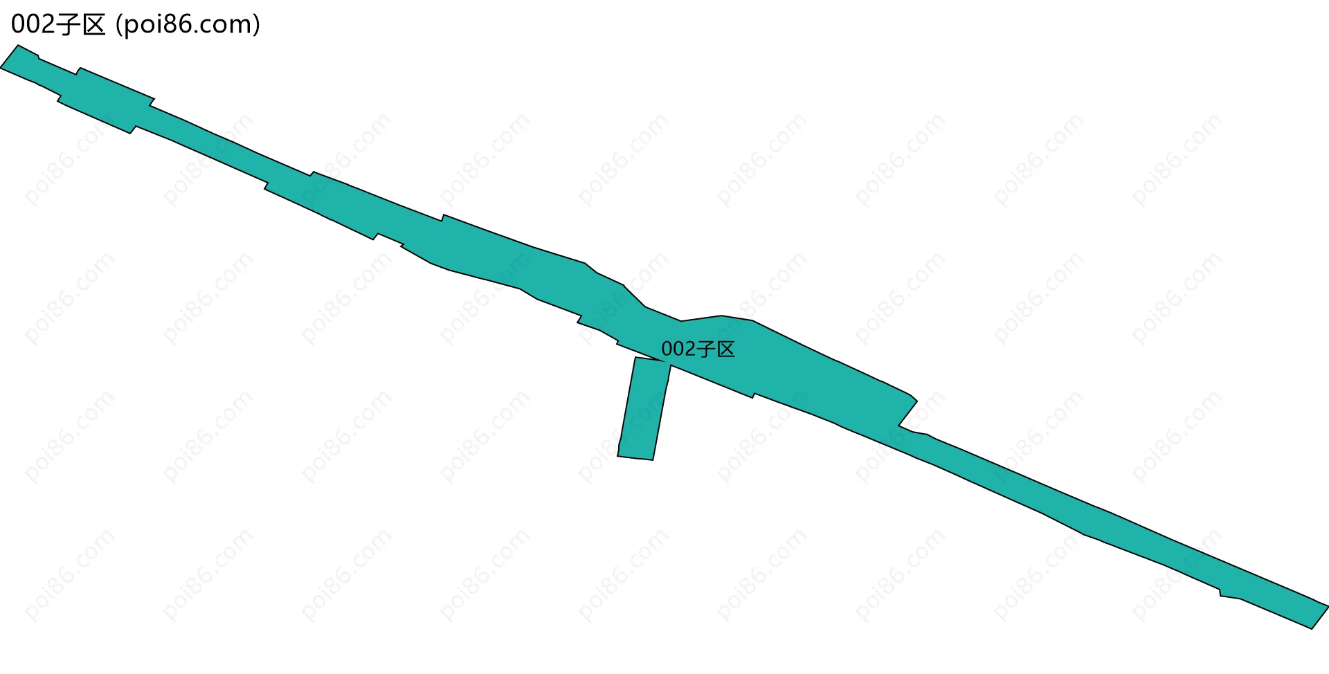 002子区边界地图
