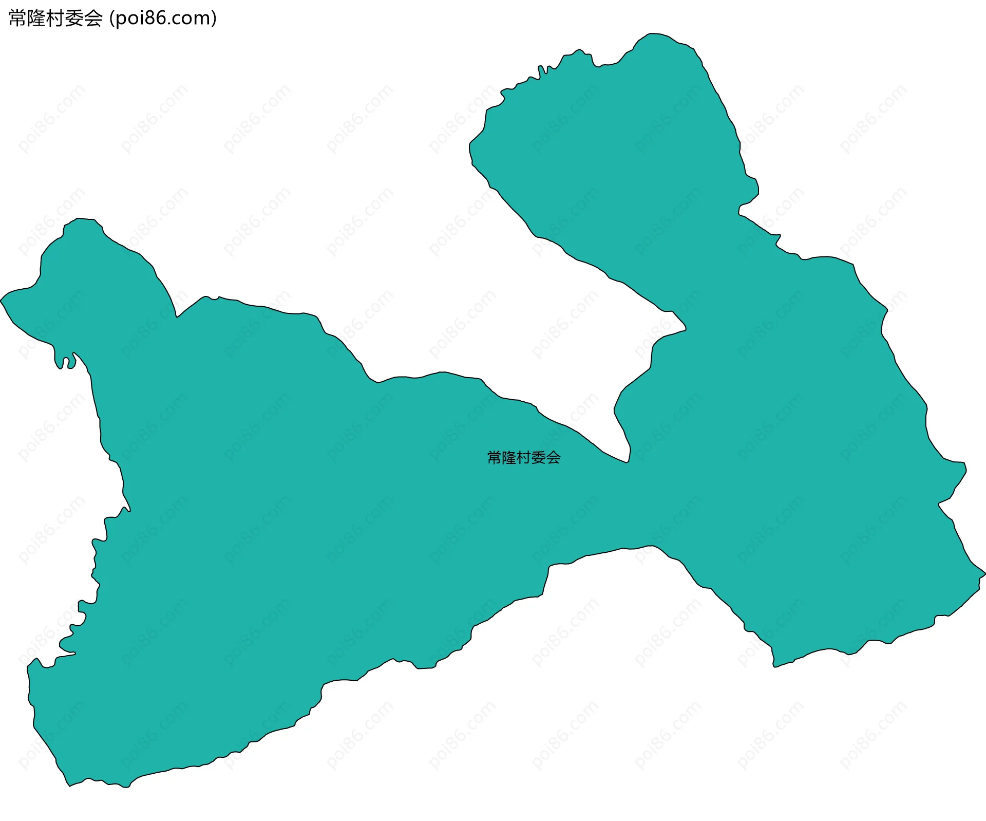 常隆村委会边界地图
