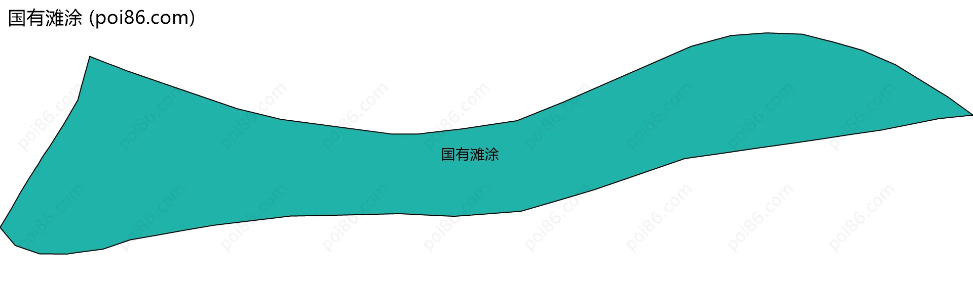 国有滩涂边界地图