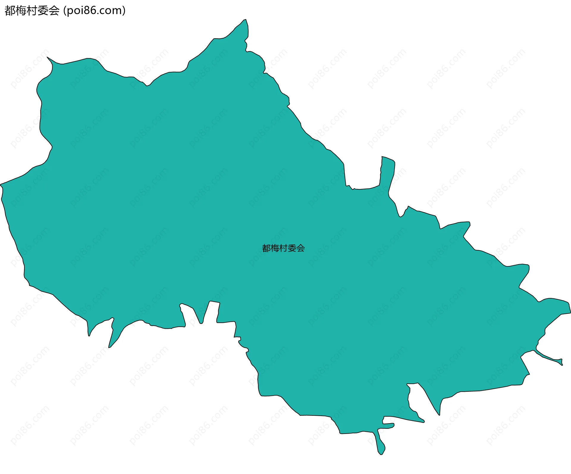 都梅村委会边界地图