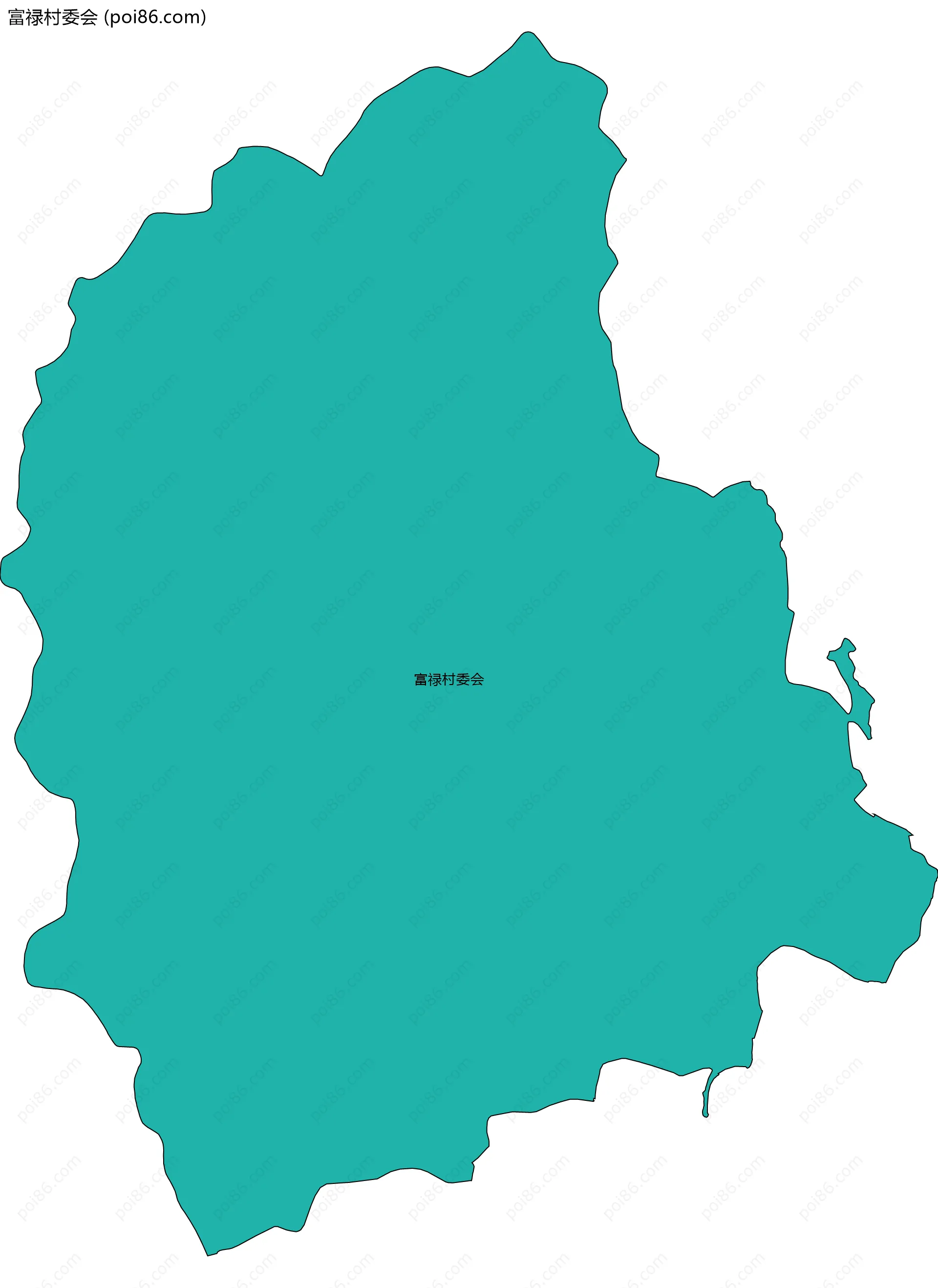 富禄村委会边界地图
