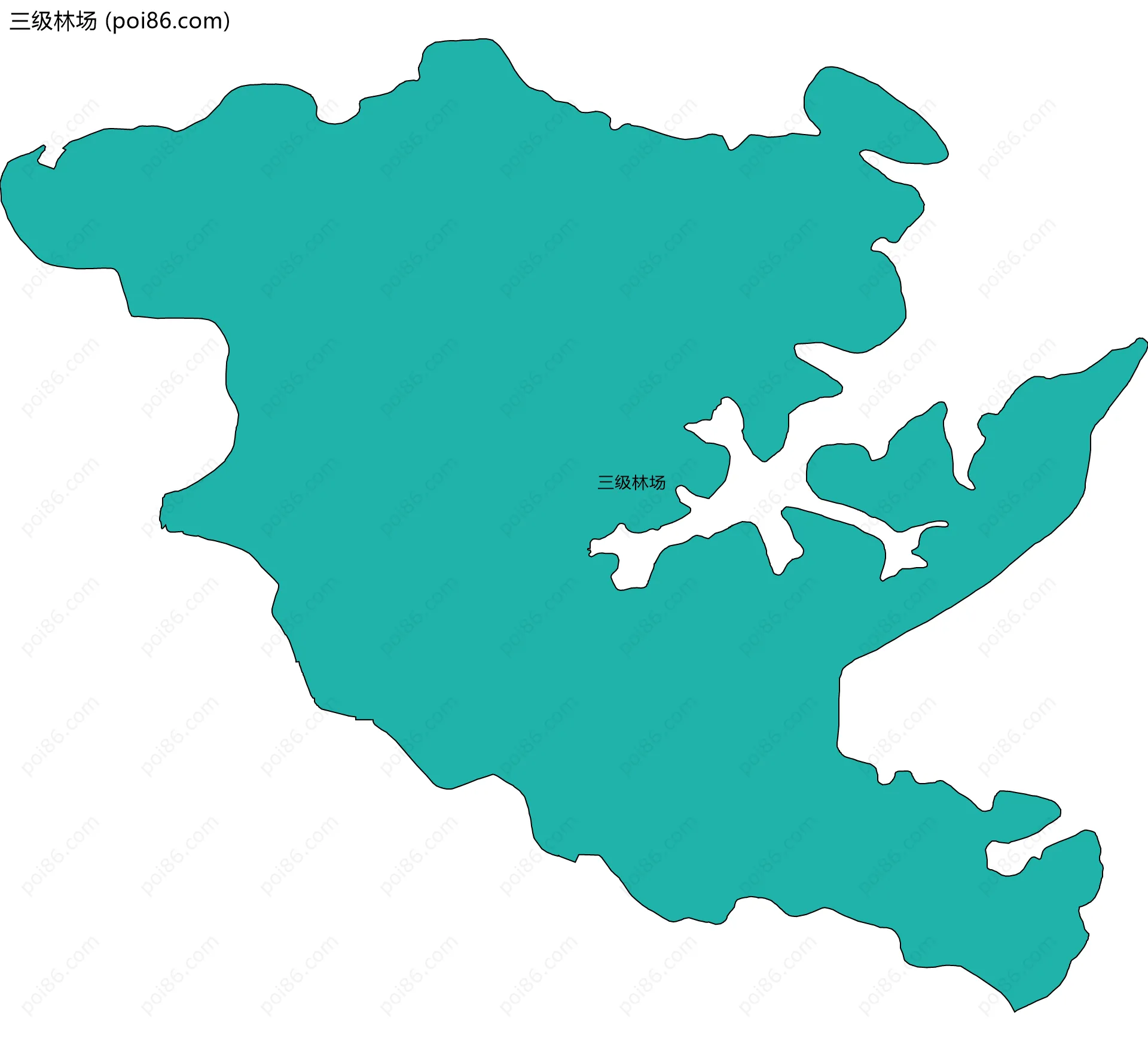 三级林场边界地图