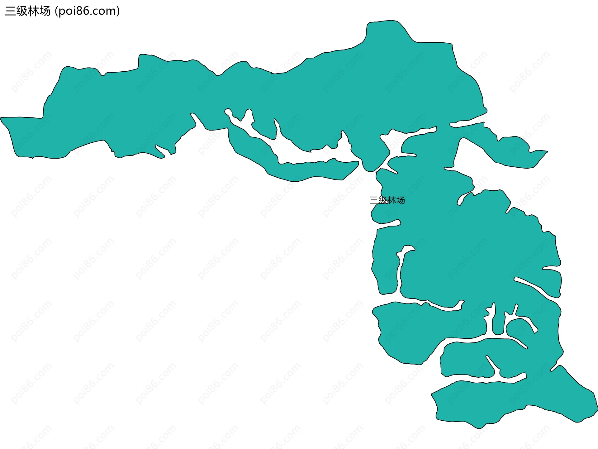 三级林场边界地图