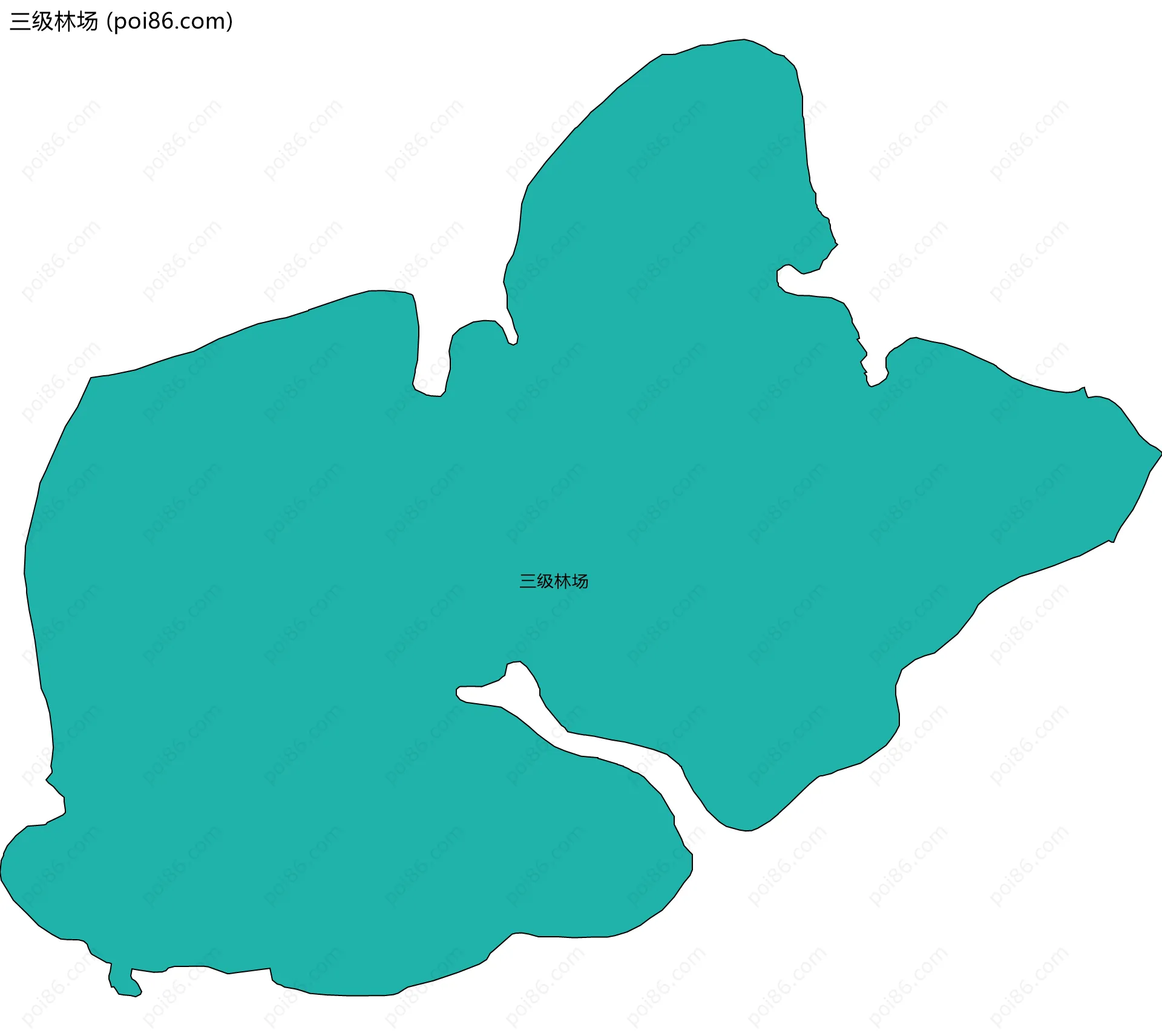 三级林场边界地图