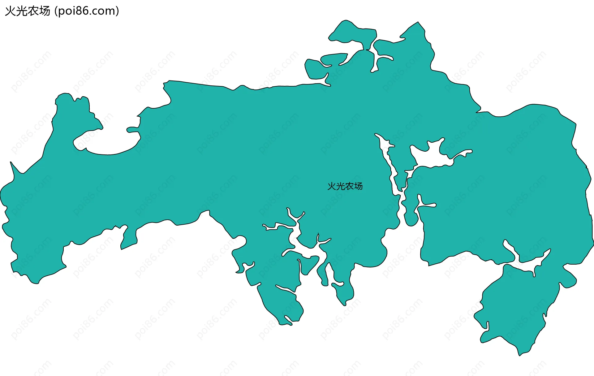 火光农场边界地图