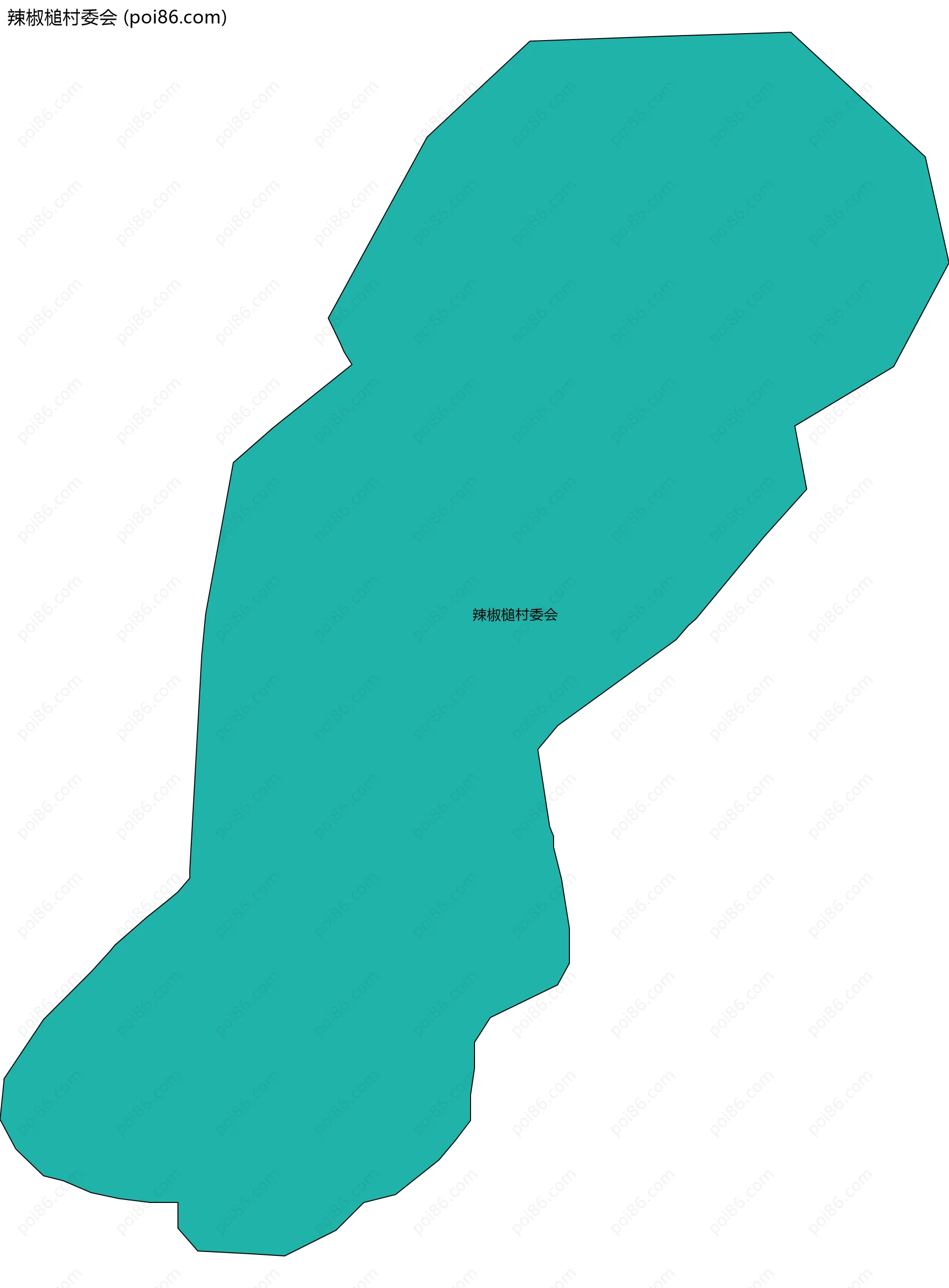 辣椒槌村委会边界地图