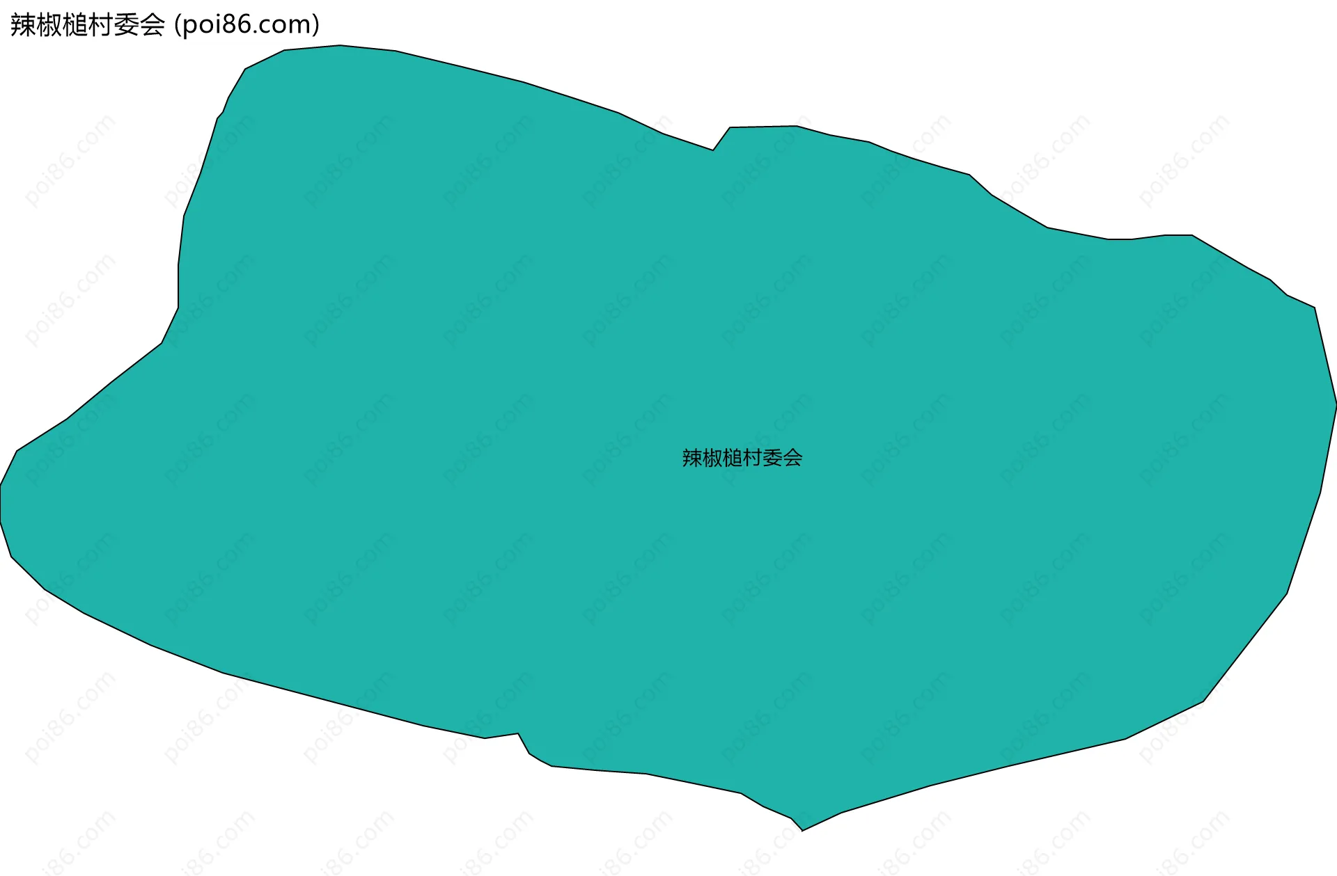 辣椒槌村委会边界地图