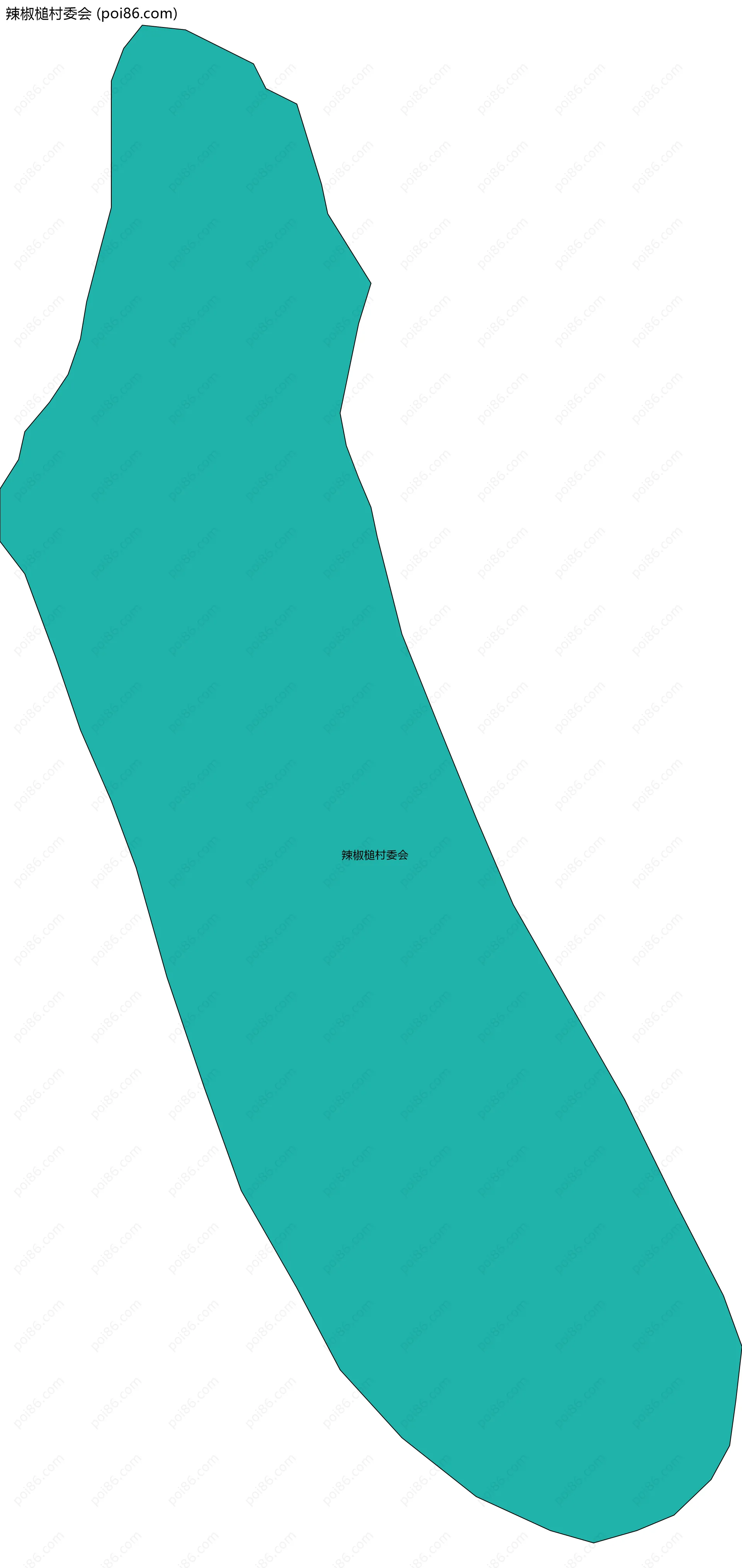 辣椒槌村委会边界地图