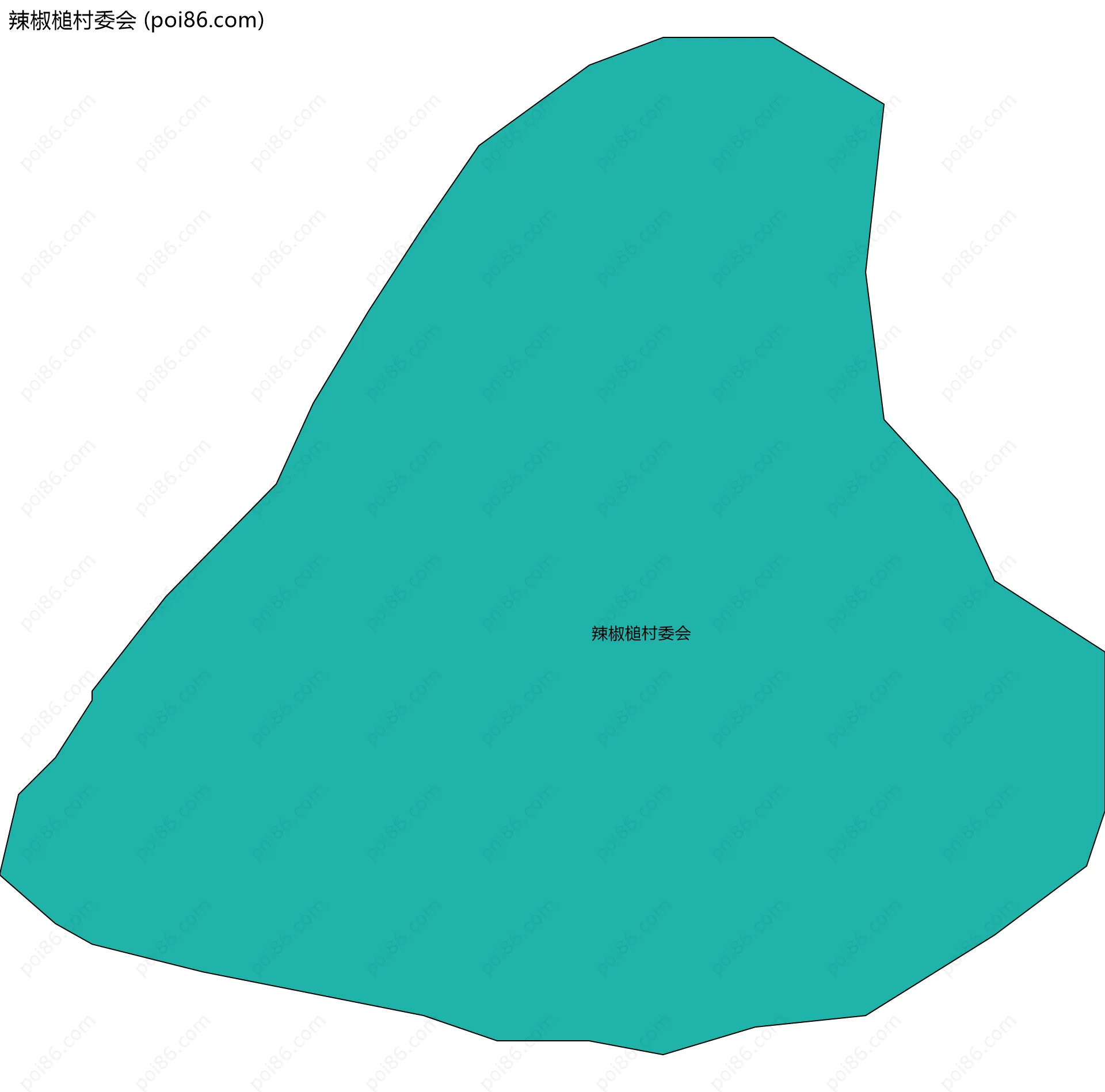 辣椒槌村委会边界地图