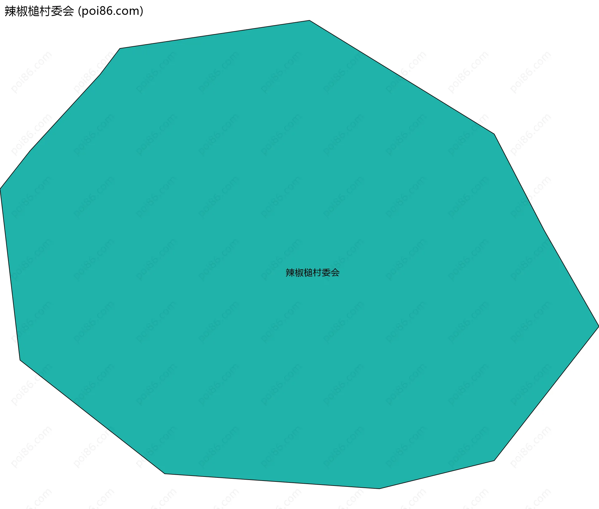 辣椒槌村委会边界地图